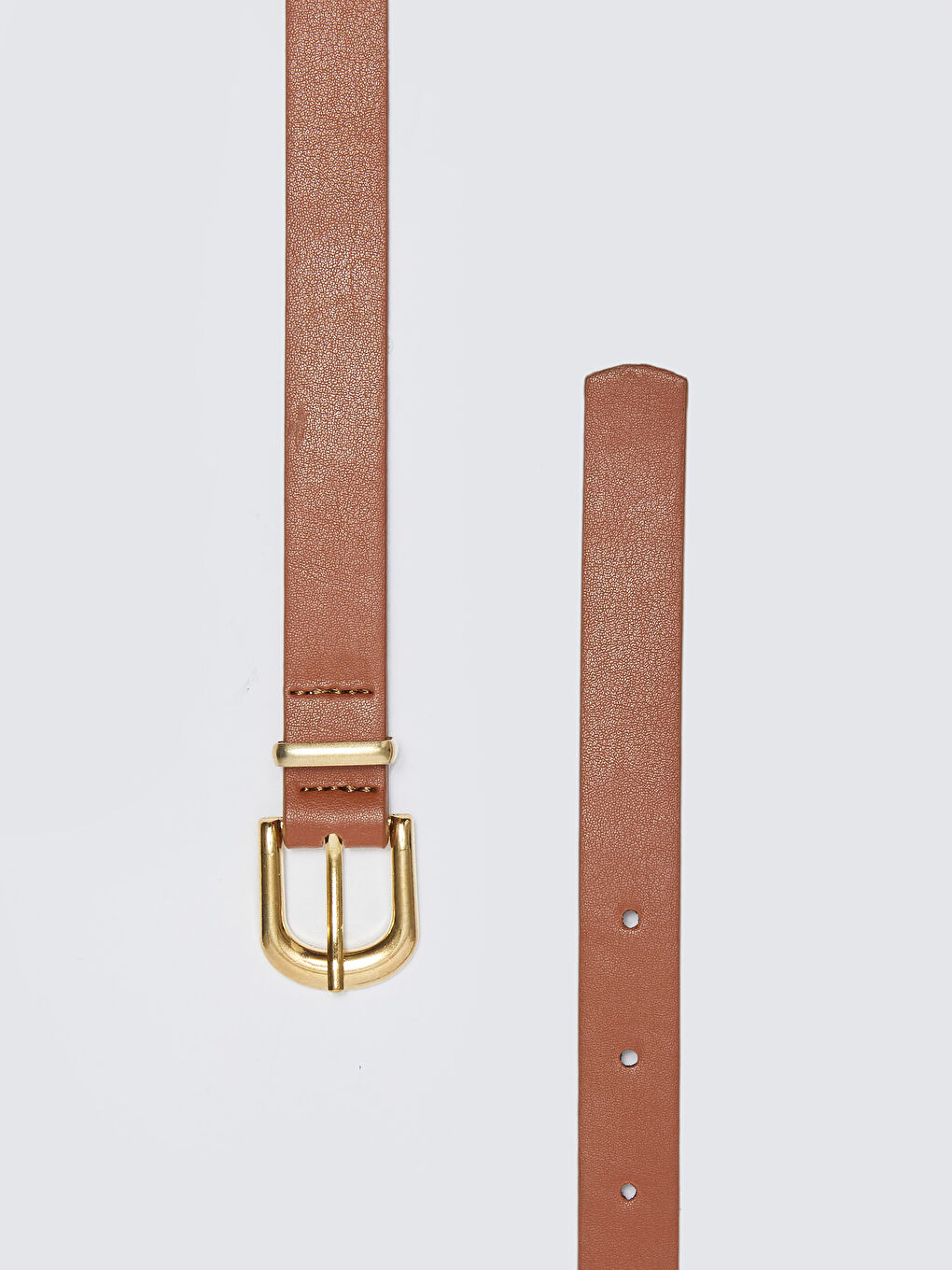 Leather Look Women's Thin Belt-2