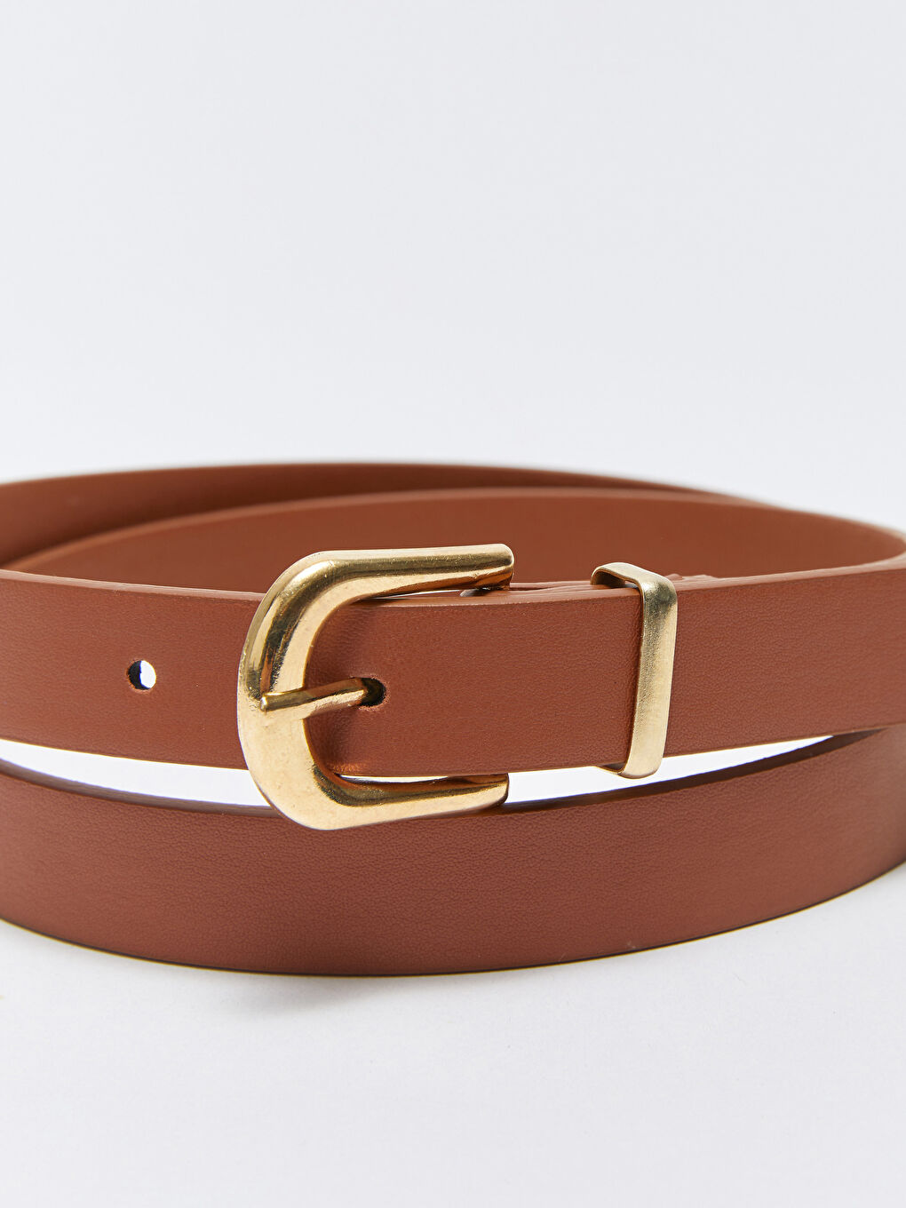 Leather Look Women's Thin Belt-3
