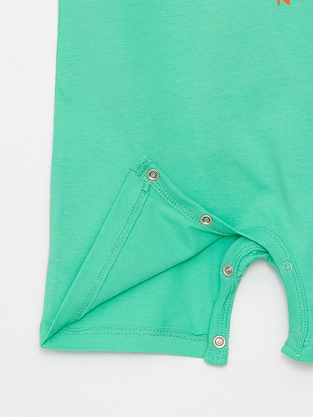 Yeşil Bisiklet Yaka Baskılı Erkek Bebek Tulum 2'li-3