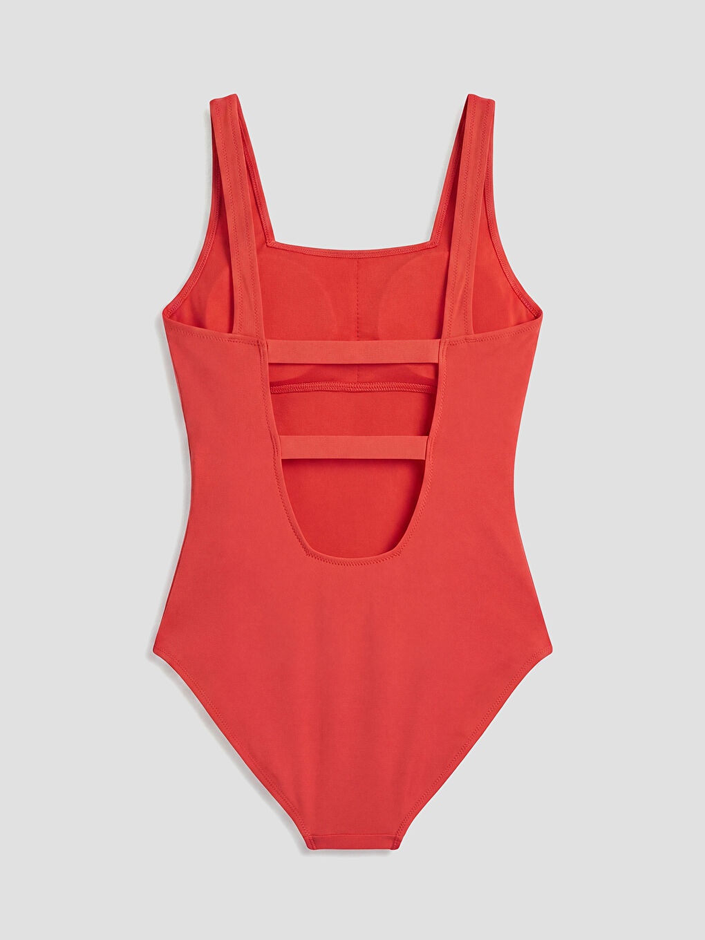 Mercan Kadın Düz Çıkarılabilir Pedli Mayo-1