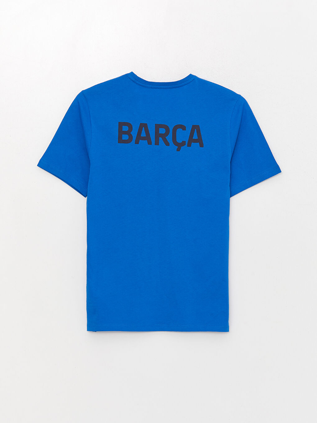 Футболка с круглым вырезом и коротким рукавом с принтом Барселона для мужчин-6