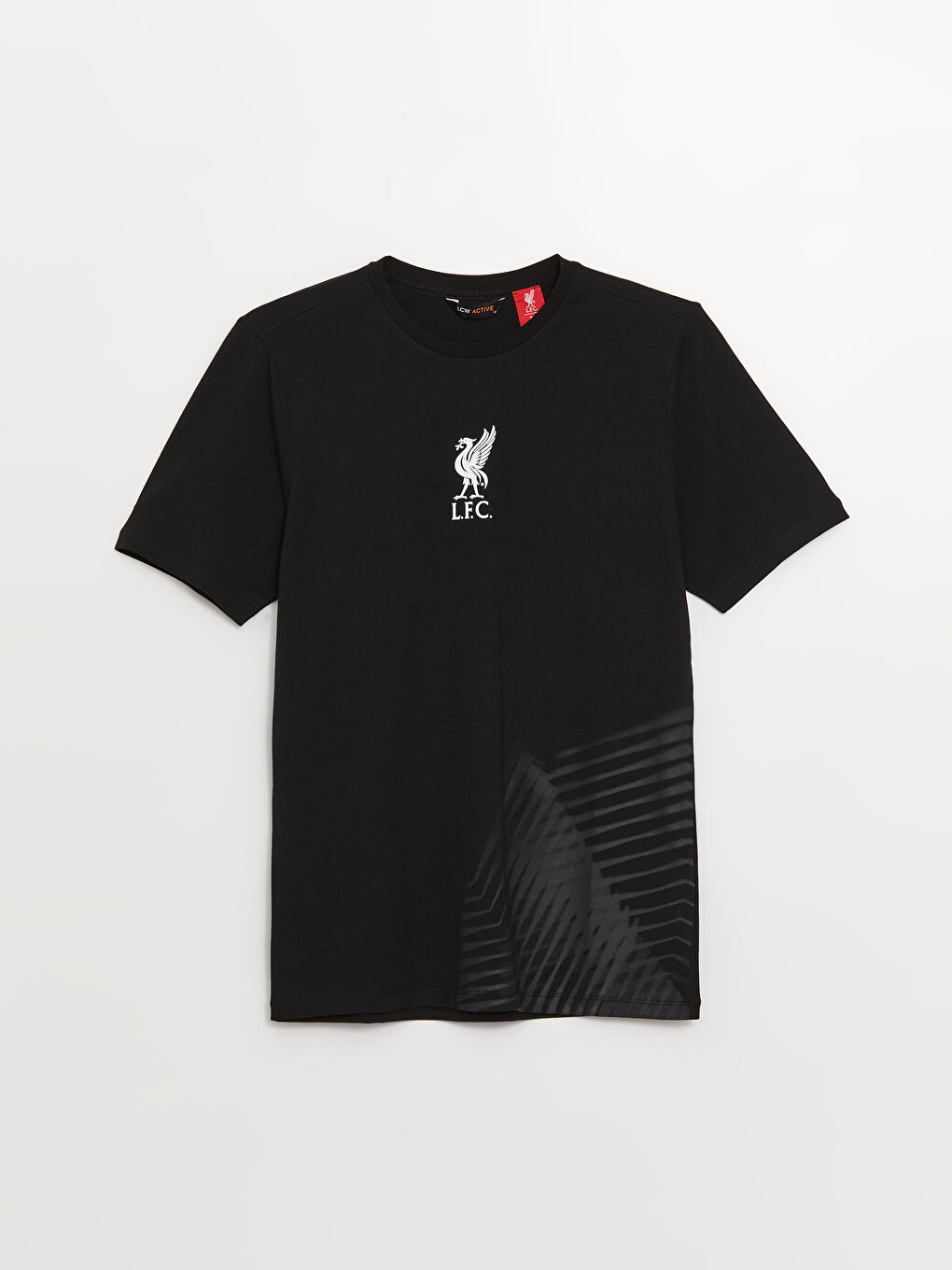 Crew Neck Short Sleeve Liverpool Printed Men's Fan T-Shirt-5