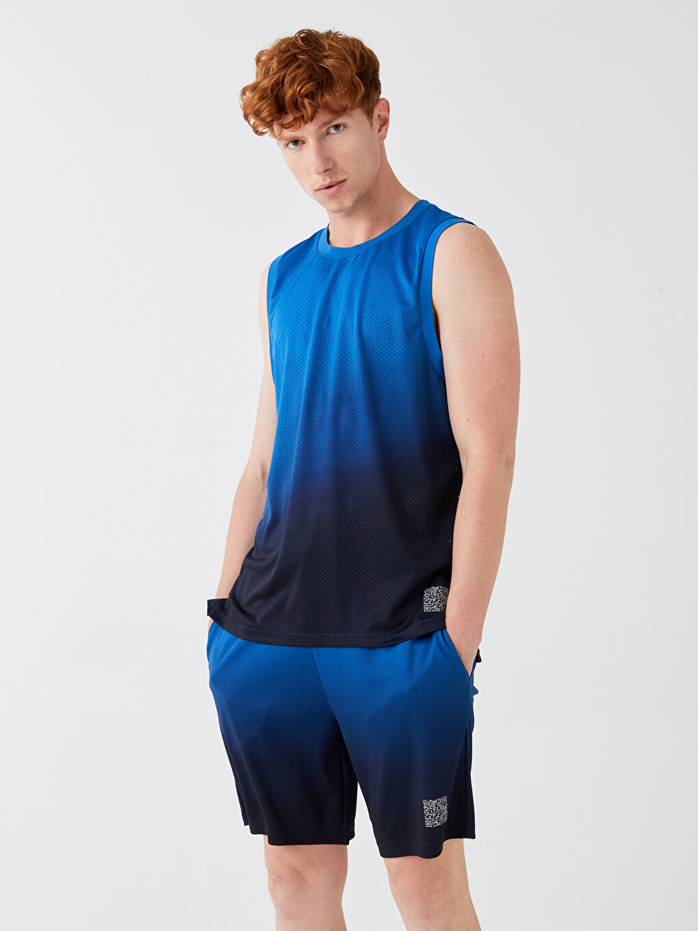 Crew Neck Printed Men's Sleeveless T-Shirt