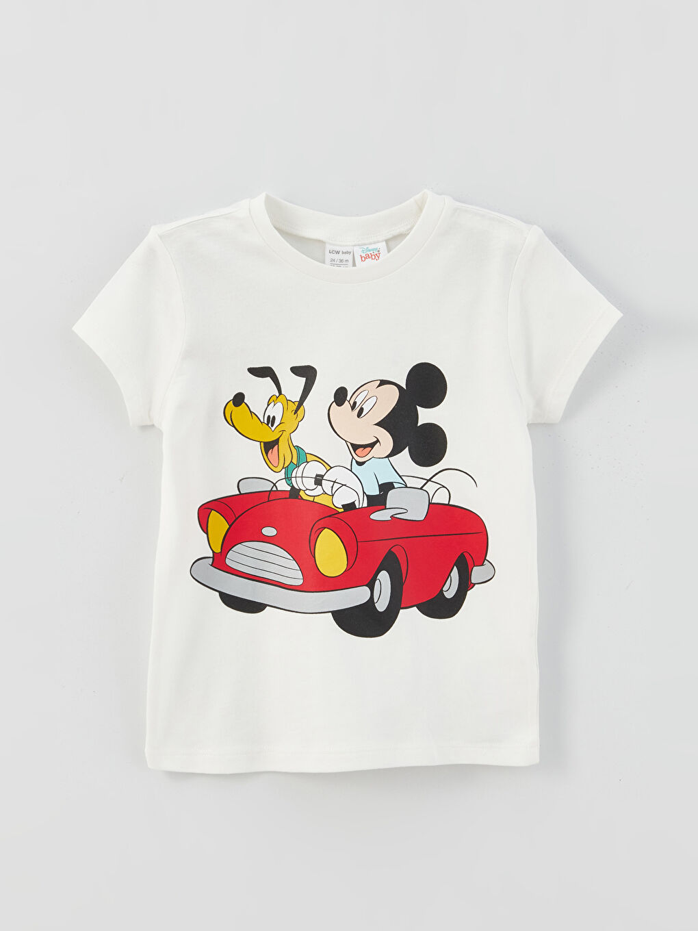 Ensemble T-Shirt et Short Bébé Garçons Imprimé Mickey Mouse Col Rond Manches Courtes Lot de 2-1