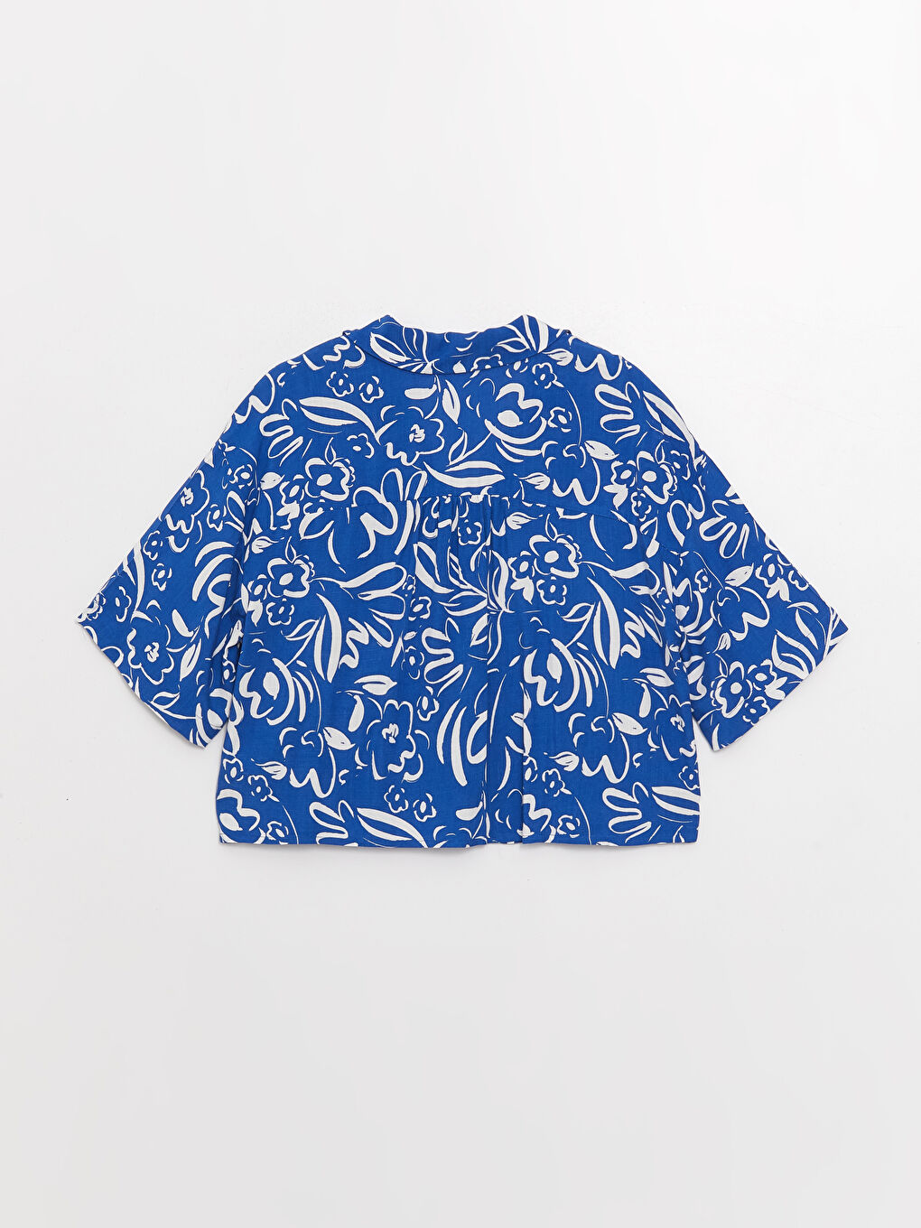 LCW Vision Chemise Oversize à Manches Courtes à Motifs pour Femmes -S3EU87Z8-LQQ