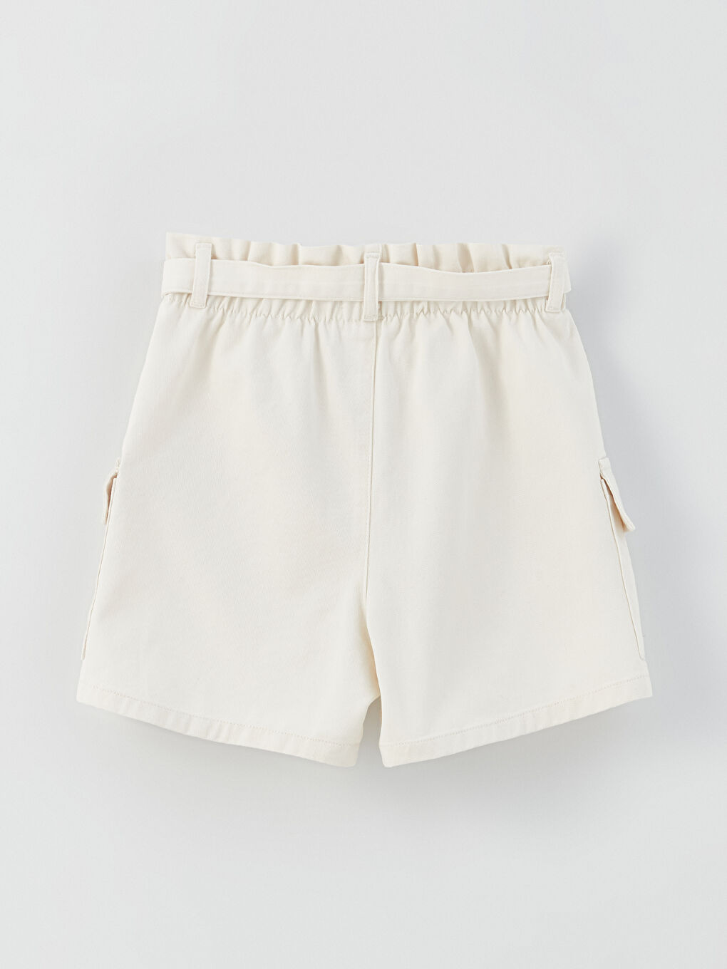 LCW Kids Elasticated Waist Girls' Cargo Shorts -S3EV43Z4-KX0