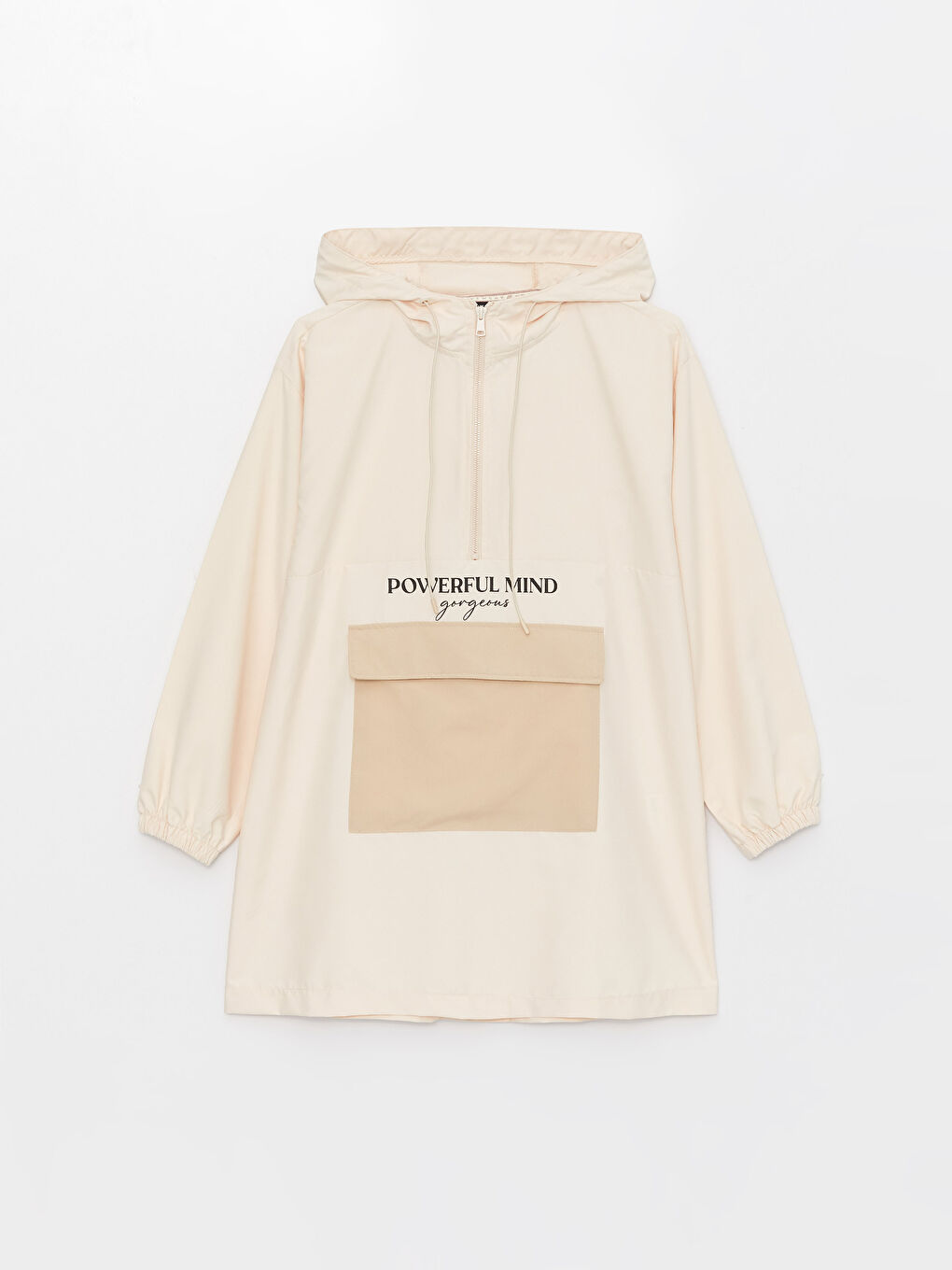 Tunică cu glugă imprimată cu mânecă lungă pentru femei-5