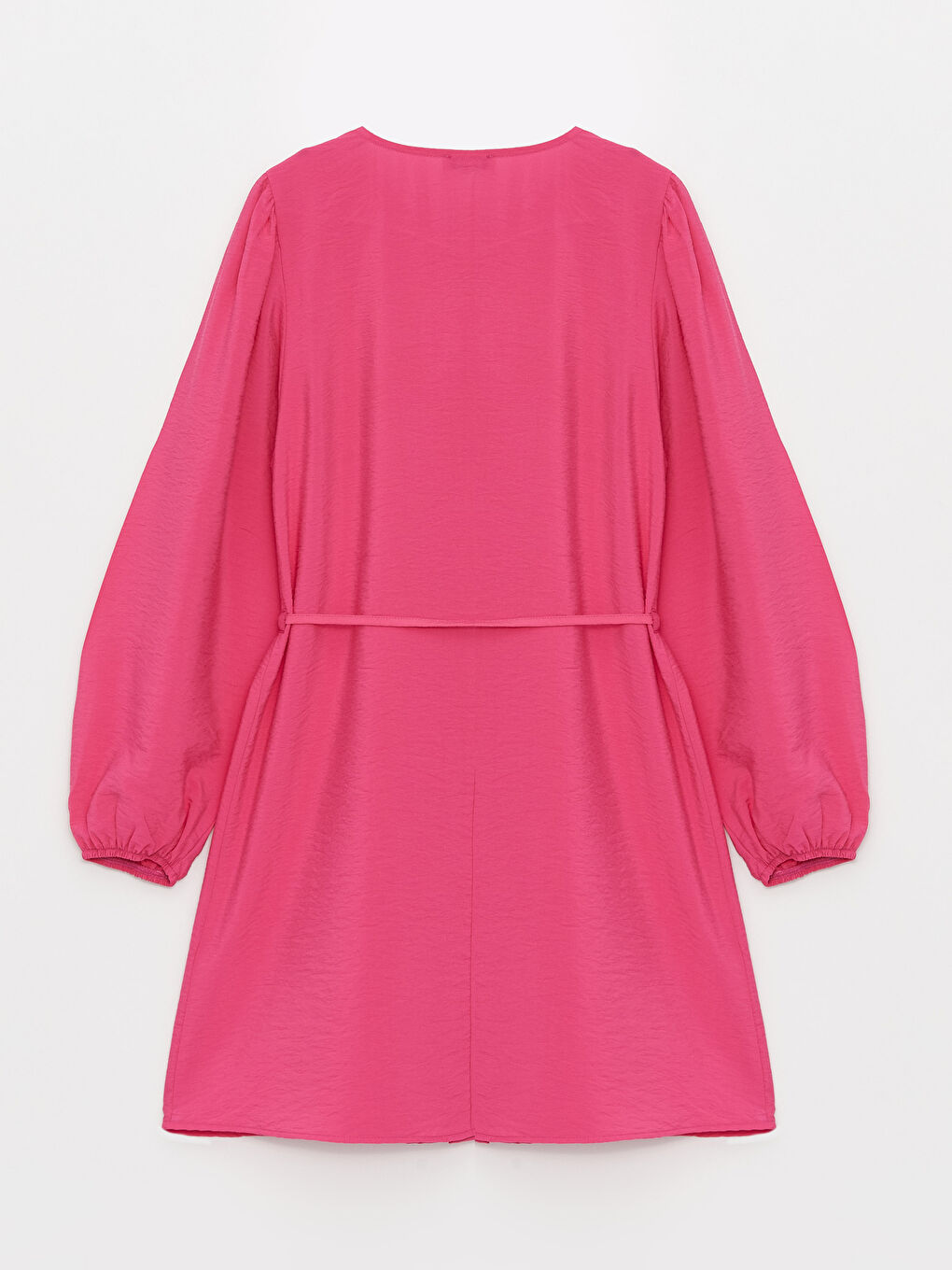 Tunică Aerobin Dreaptă cu Mânecă Lungă și Guler Rotund pentru Femei-6