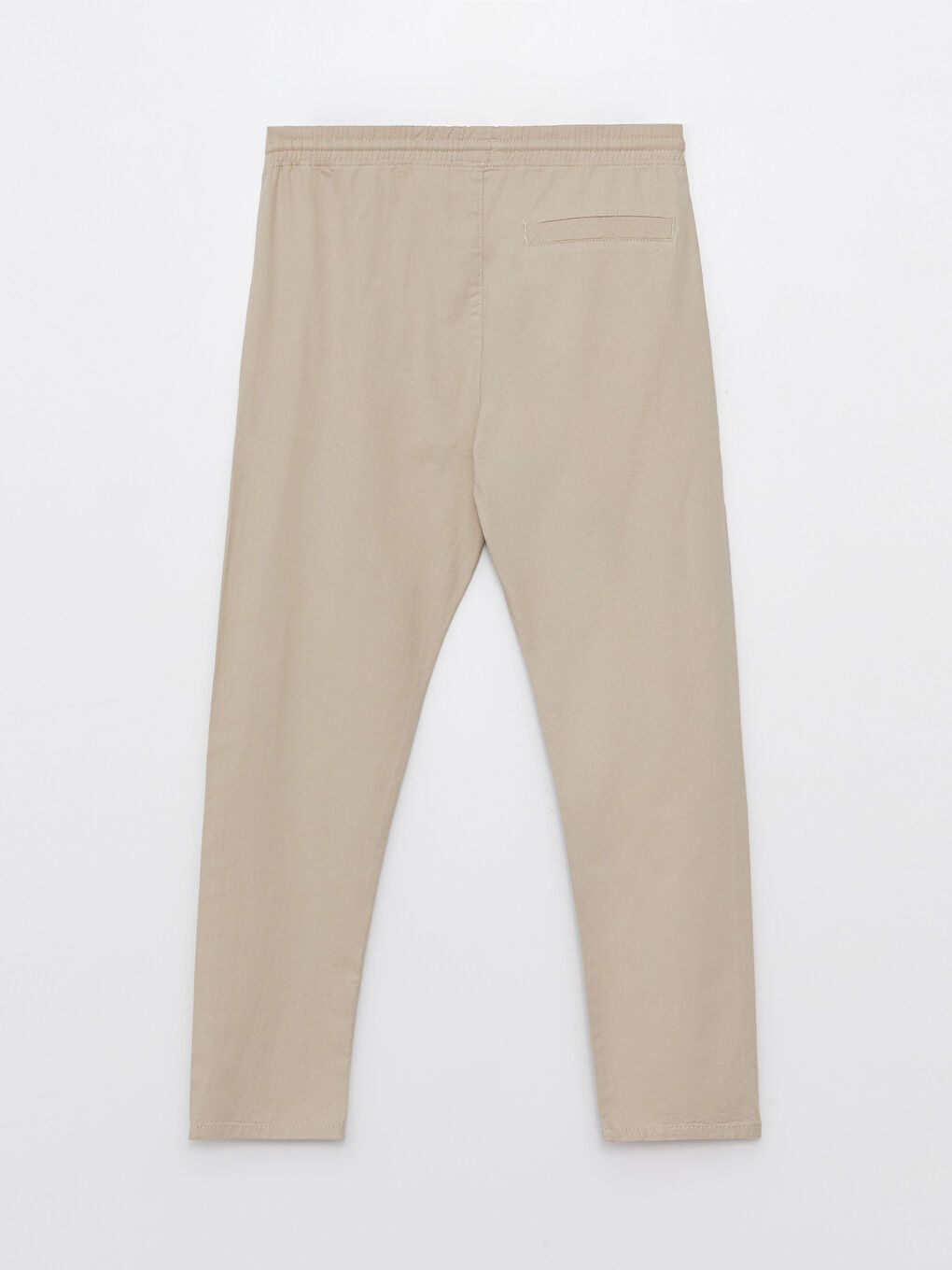 Bej Standart Kalıp Erkek Pantolon-6