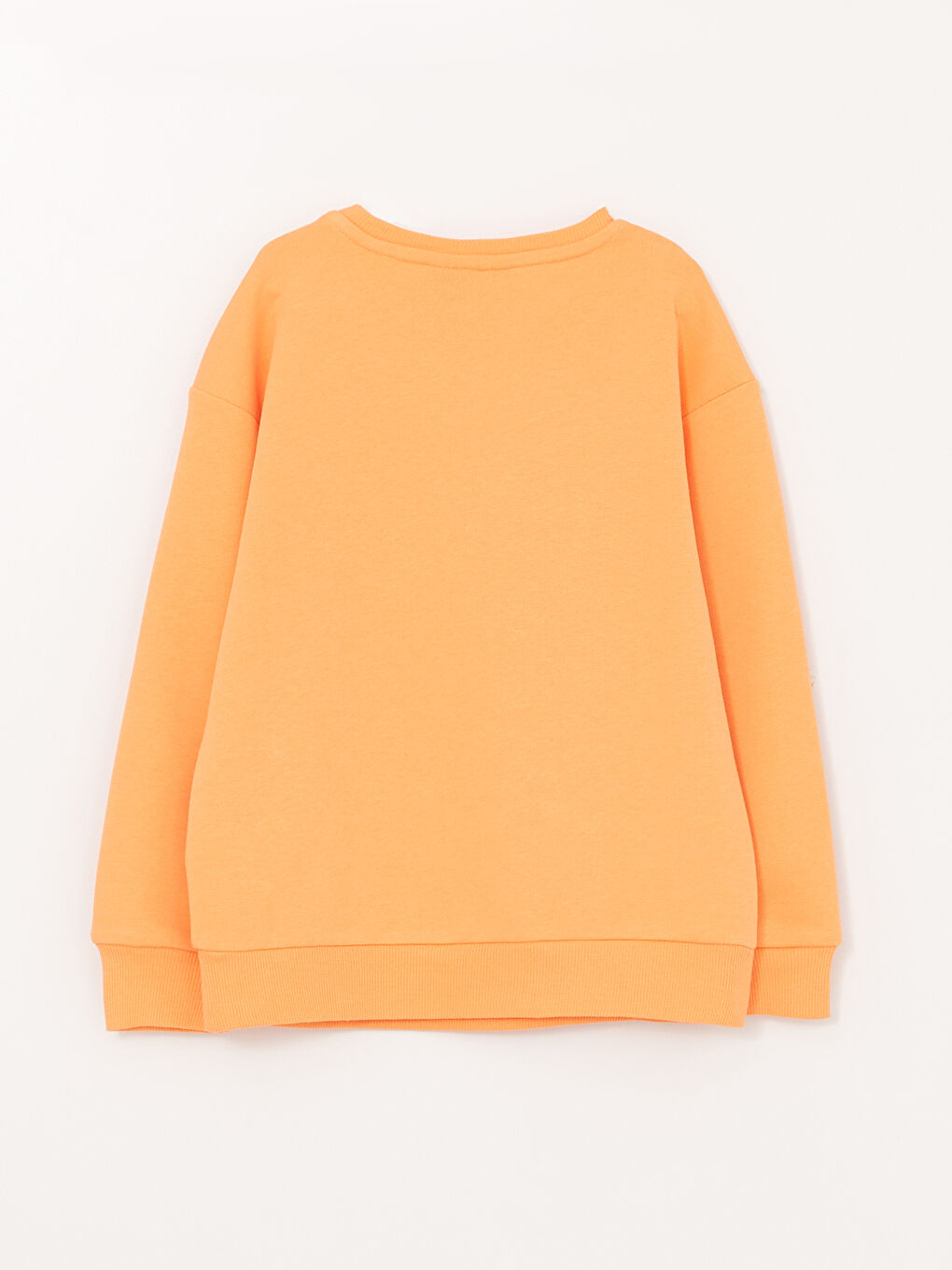 Turuncu Bisiklet Yaka Looney Tunes Baskılı Uzun Kollu Kız Çocuk Sweatshirt-6