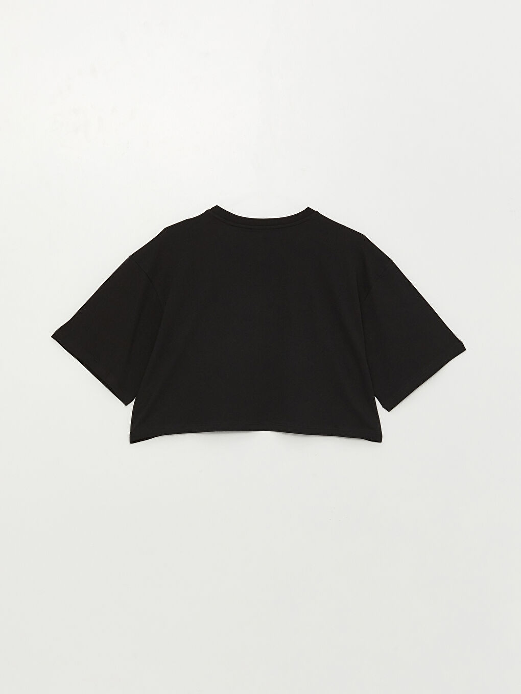 Haut Court Imprimé à Manches Courtes pour Femmes avec Col Rond-6