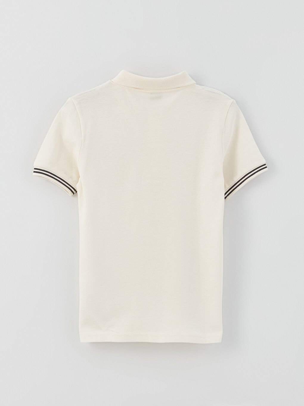 Polo Neck Printed Short Sleeve Boys' T-Shirt -S3EY90Z4-FRC