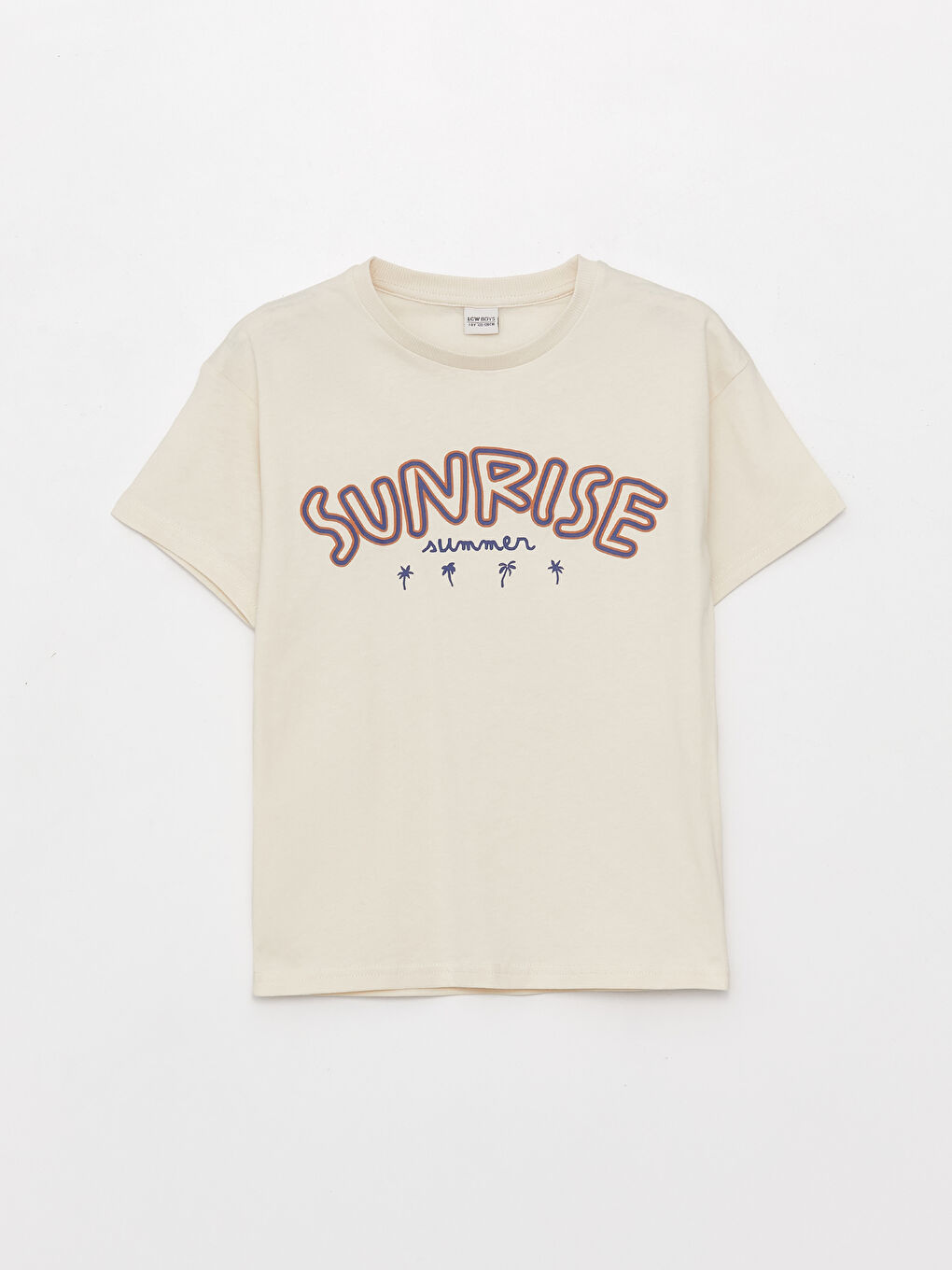 T-shirt Imprimé à Col Rond Coupe Décontractée pour Garçons