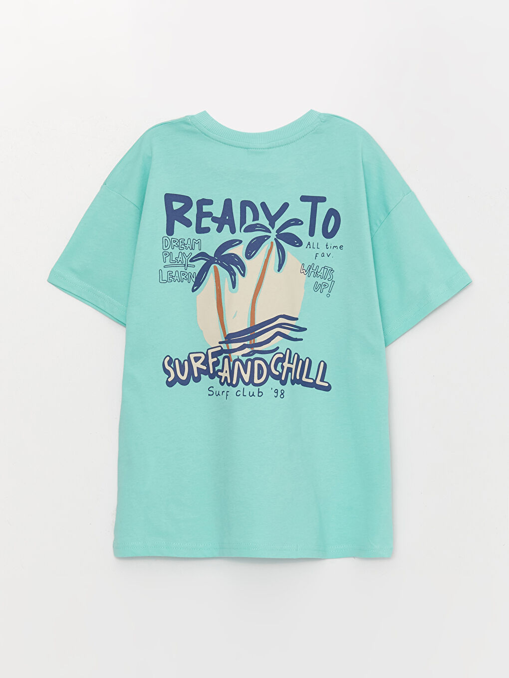 Oversize Crew Neck Boys' T-Shirt -S3FA72Z4-G7Y