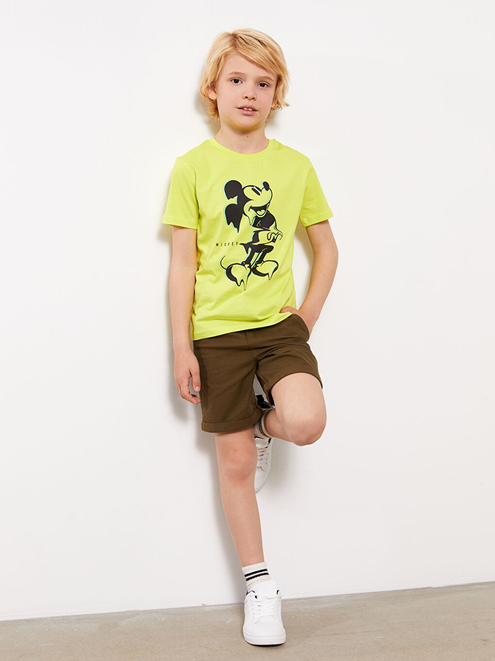 Basic Gabardine Boy Shorts -S3FA74Z4-HDU