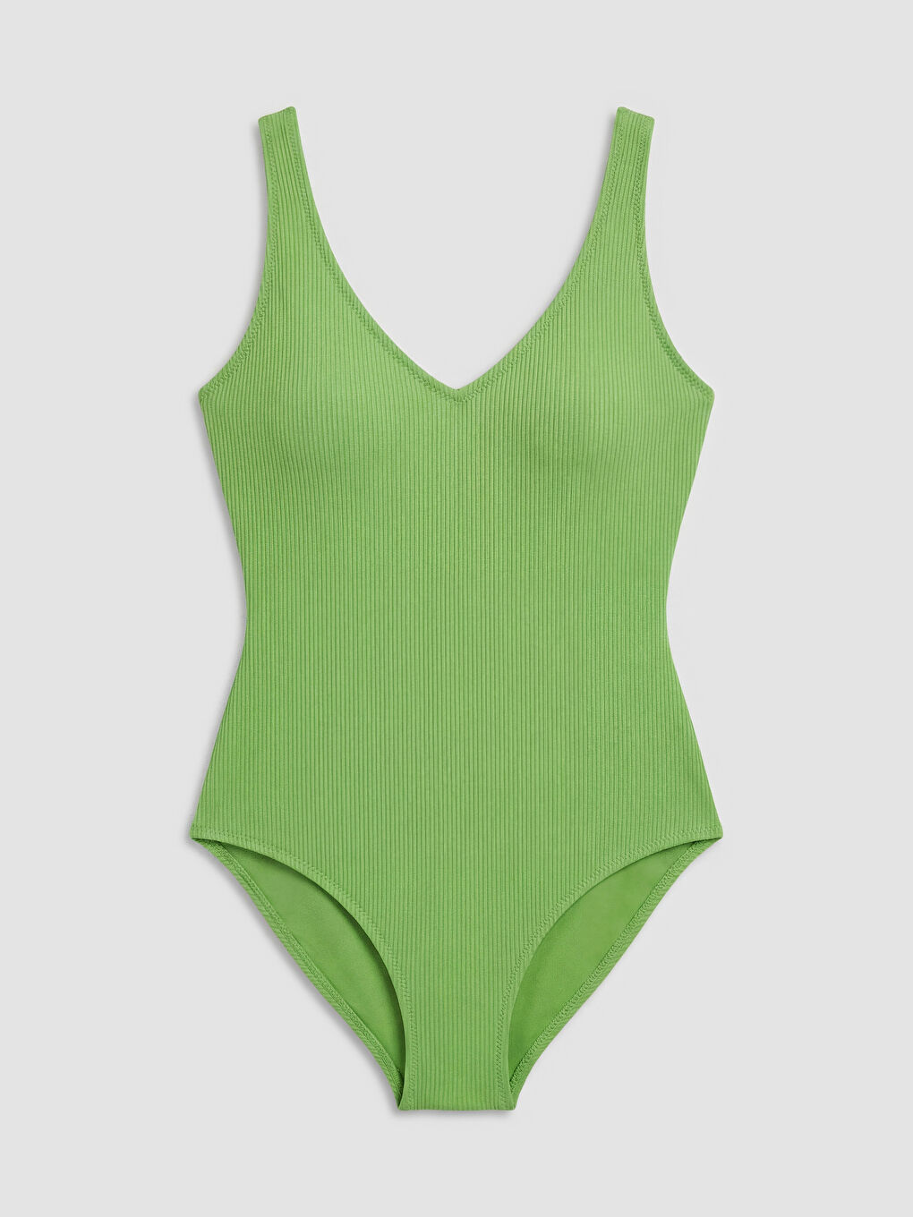 V Neck Women's Swimsuit-2