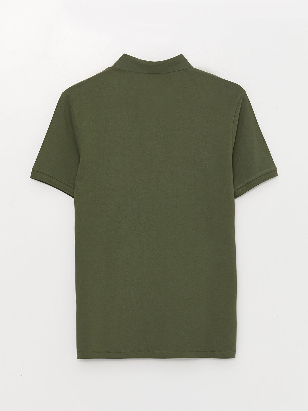 Мужская футболка-поло из пике с короткими рукавами-6