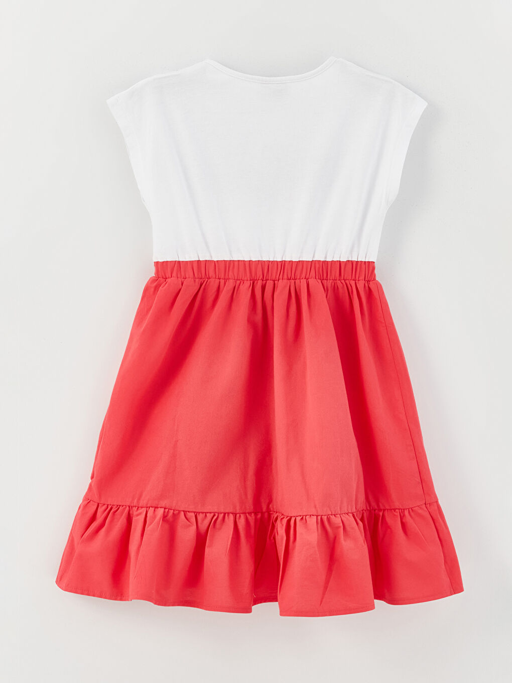 Crew Neck Printed Girl Dress -S3FB28Z4-R9K