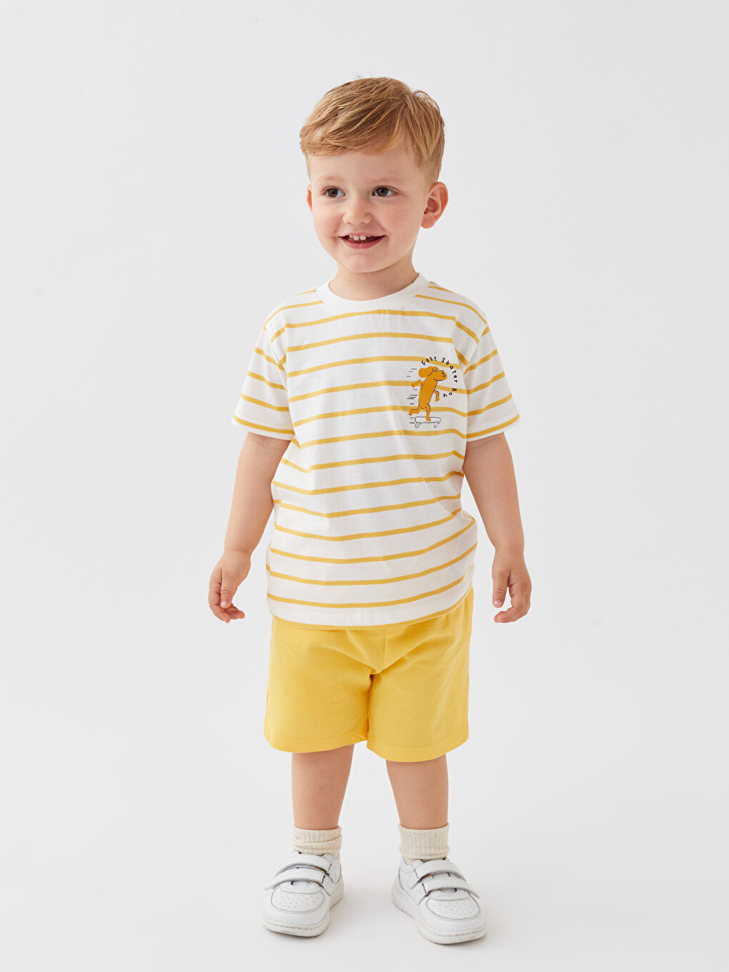Elasticated Waist Baby Boys' Shorts-1