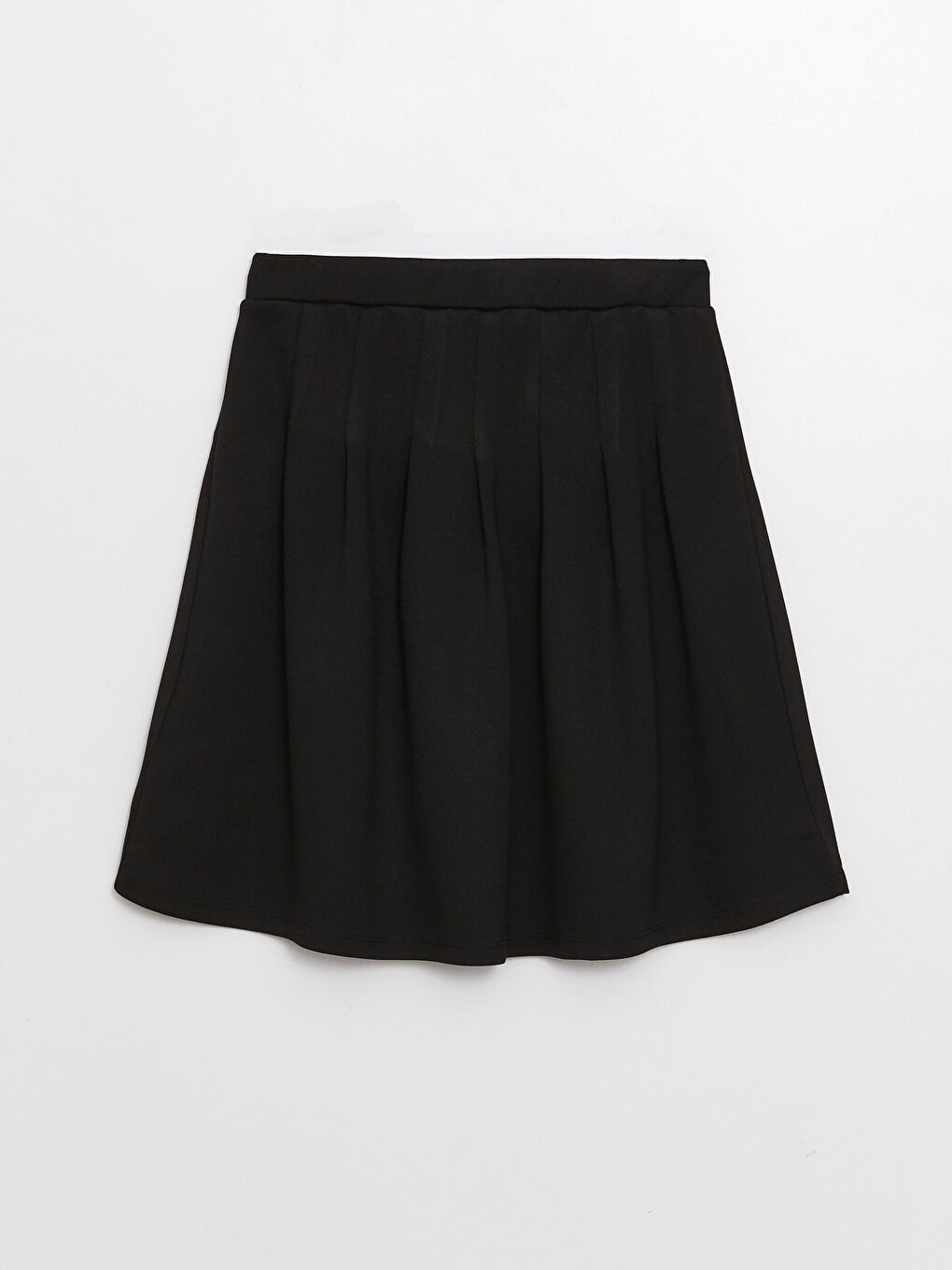 Siyah Beli Lastikli Kız Çocuk Etek-1