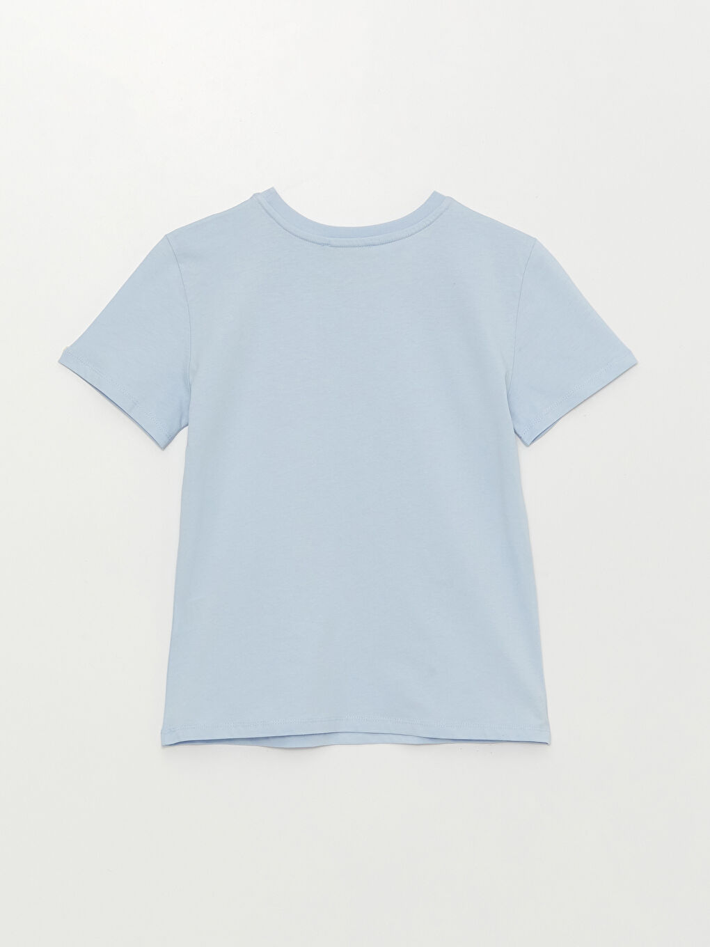 Mavi Bisiklet Yaka Baskılı Kısa Kollu Kadın Tişört-6