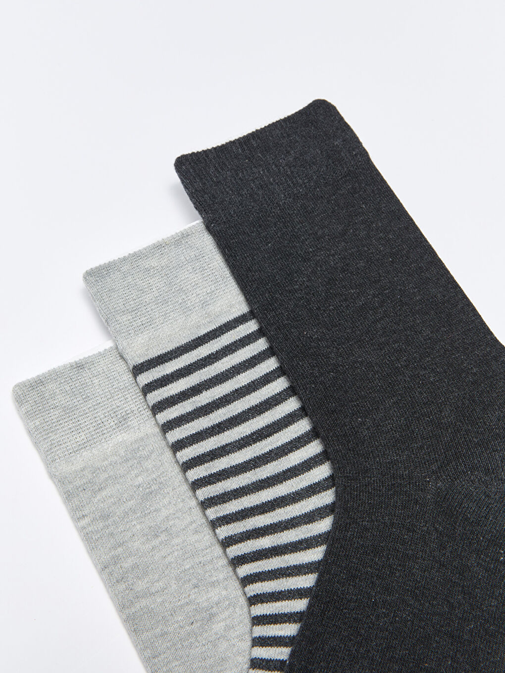 LCW ECO Striped Men's Ankle Socks 3-pack -S3FC64Z8-DZS