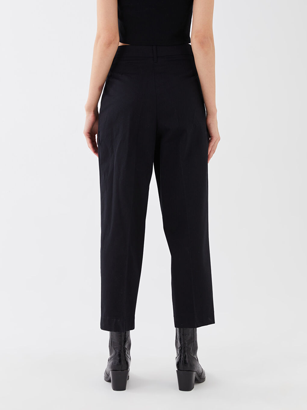 LCW Vision Standart Fit Düz Gabardin Kadın Pantolon -S3FC69Z8-CVL