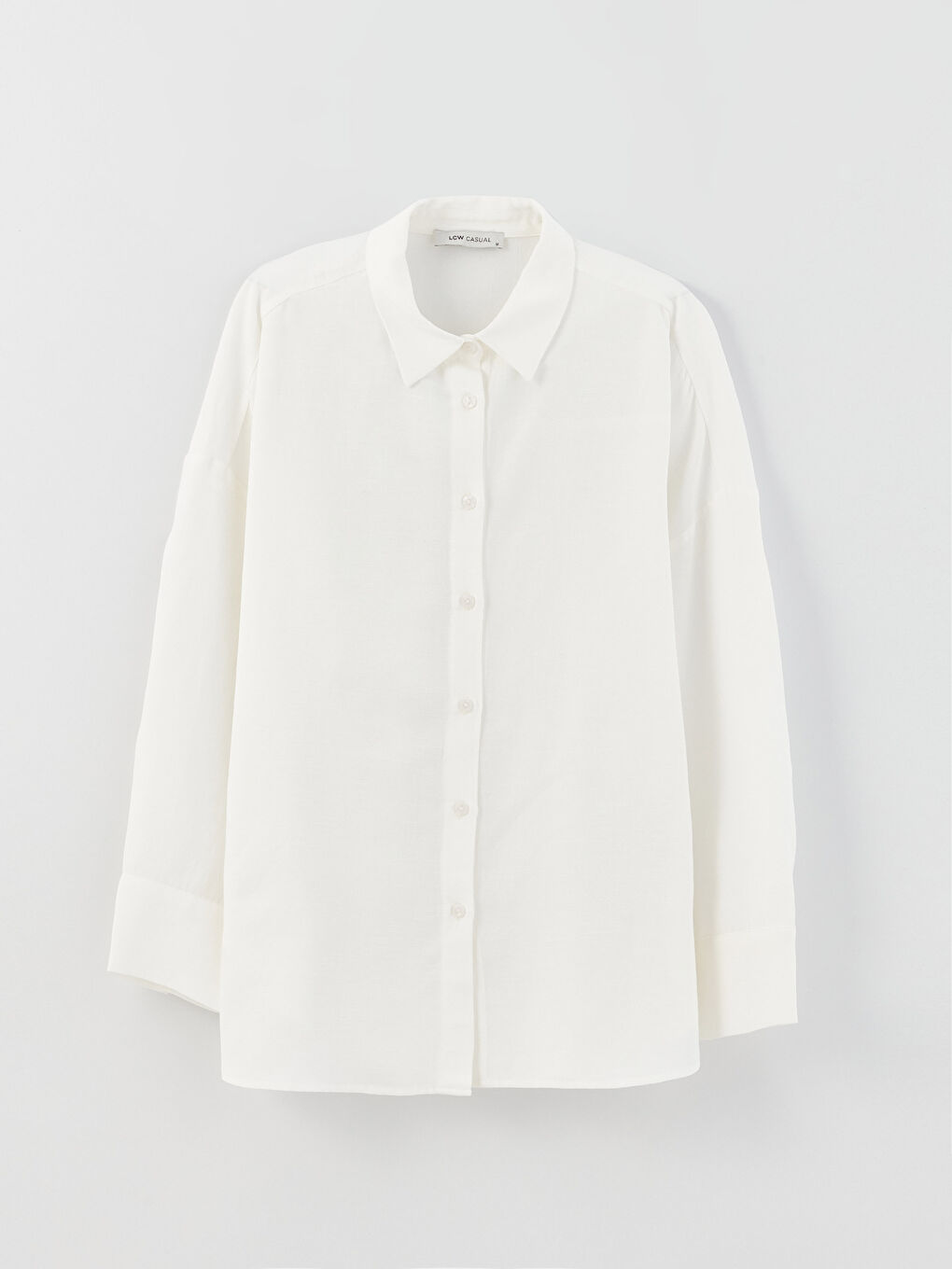 Plain Long Sleeve Women's Shirt-4