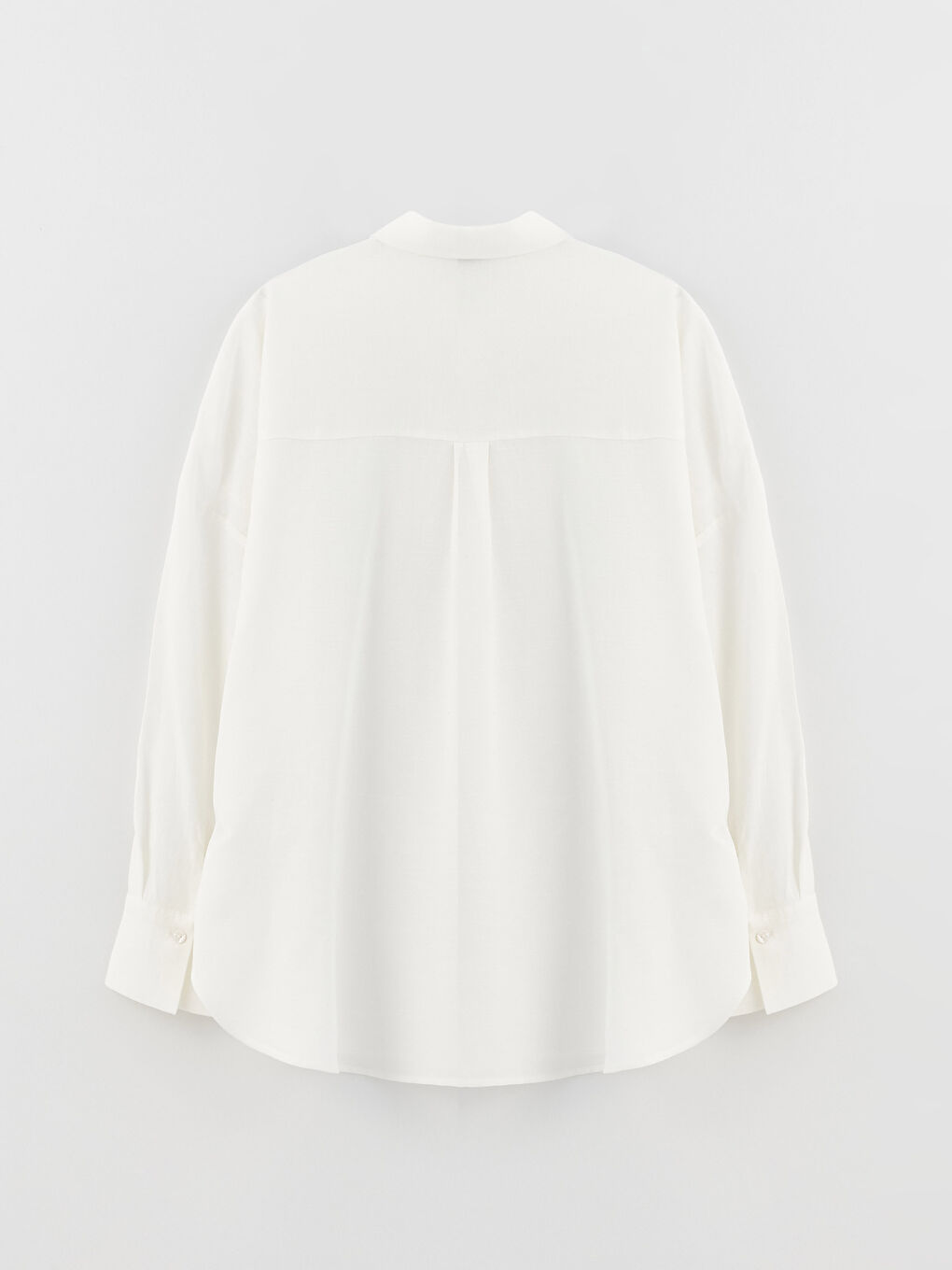 Plain Long Sleeve Women's Shirt-5