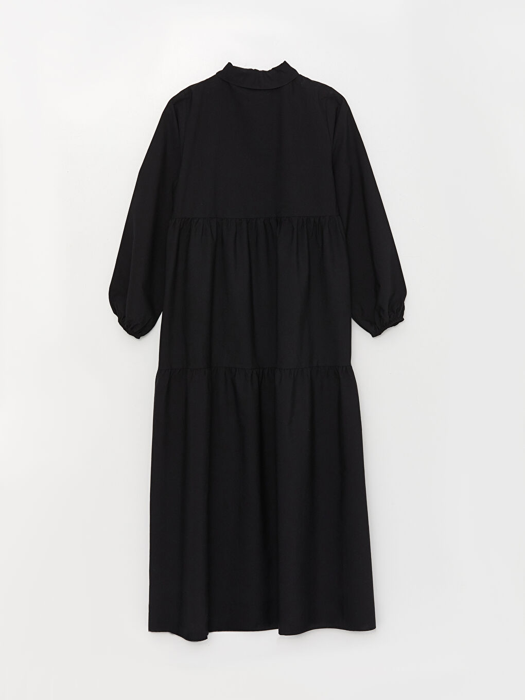 Shirt Neck Regular Long Sleeve Poplin Women's Dress -S3FC86Z8-CVL