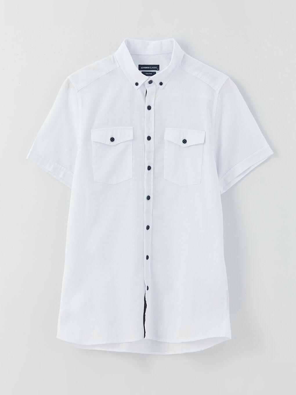 Slim Fit Short Sleeve Men's Shirt-5