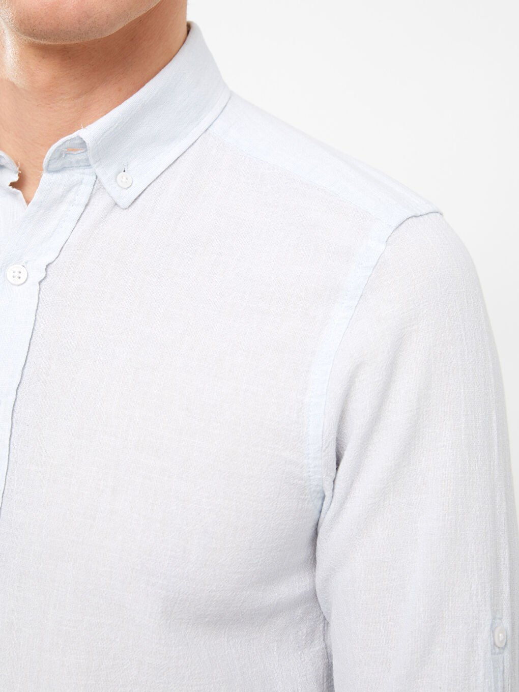SOUTHBLUE Regular Fit Long Sleeve Linen Blend Men's Shirt -S3FD02Z8-G9Y
