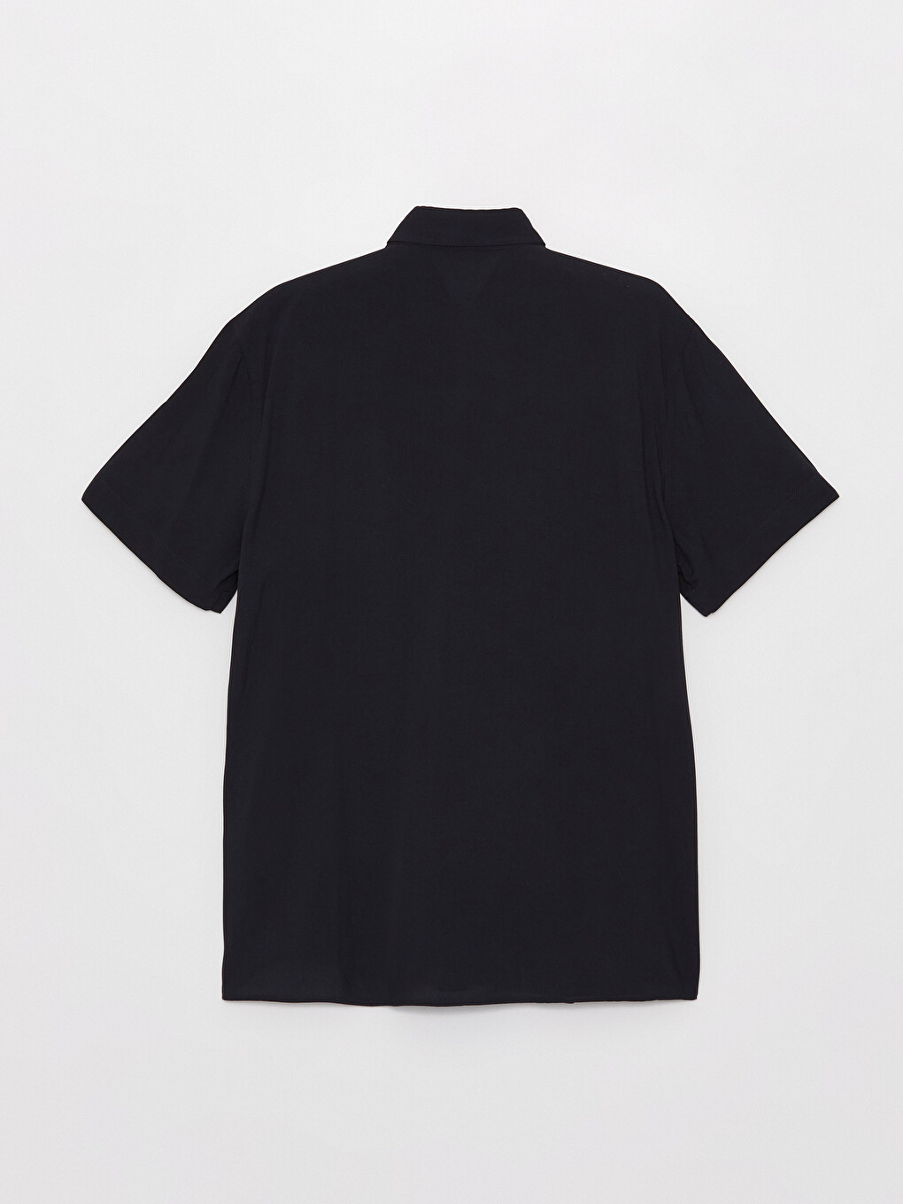 Chemise Pour Hommes À Manches Courtes En Viscose Coupe Régulière-6