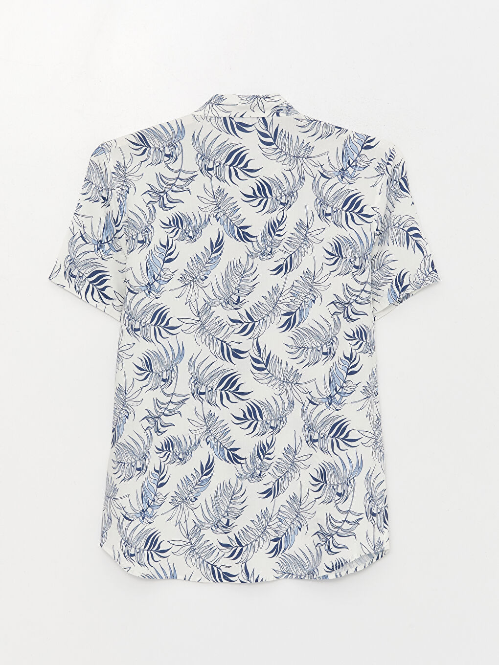 Regular Fit Short Sleeve Patterned Men's Shirt-6
