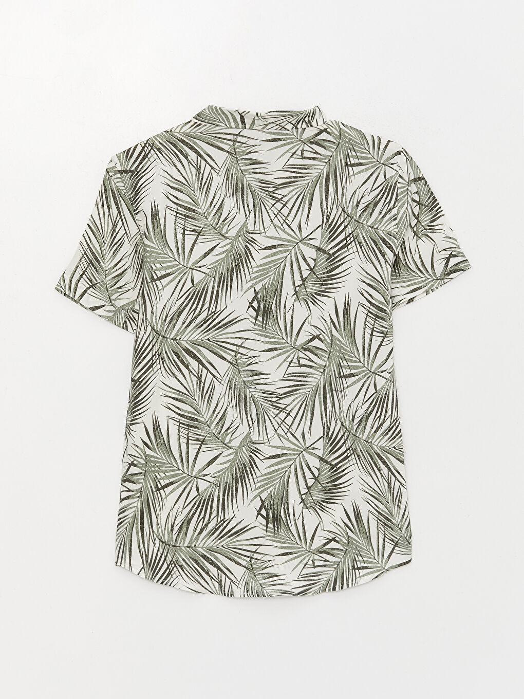 Chemise pour Hommes à Manches Courtes À Motifs en Viscose Coupe Régulière-6
