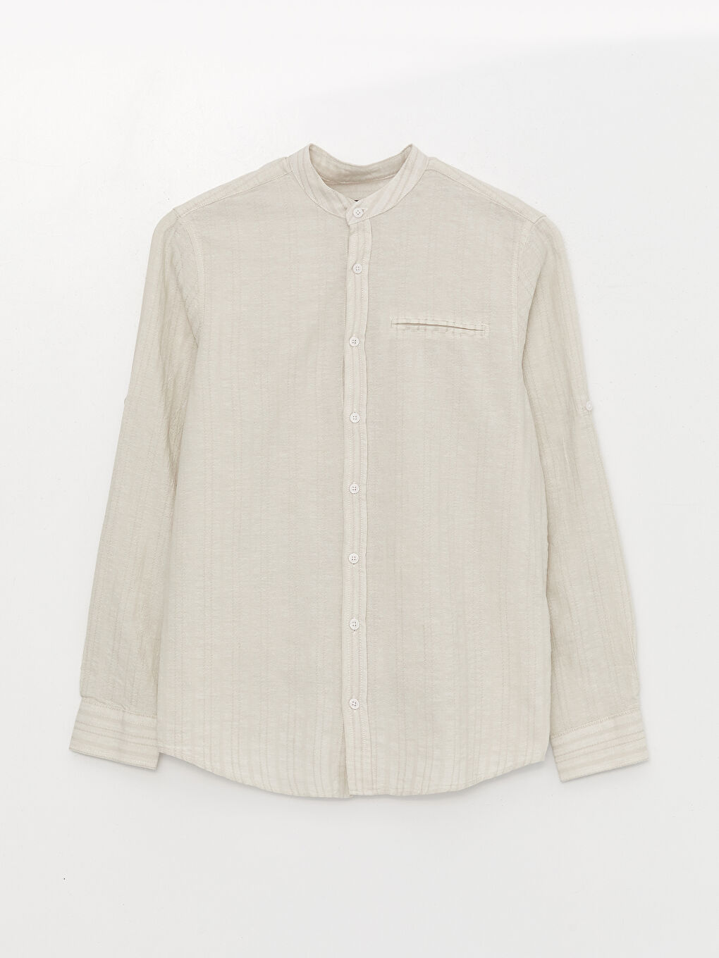 SOUTHBLUE Regular Fit Long Sleeve Linen Blend Men's Shirt -S3FD29Z8-LEC