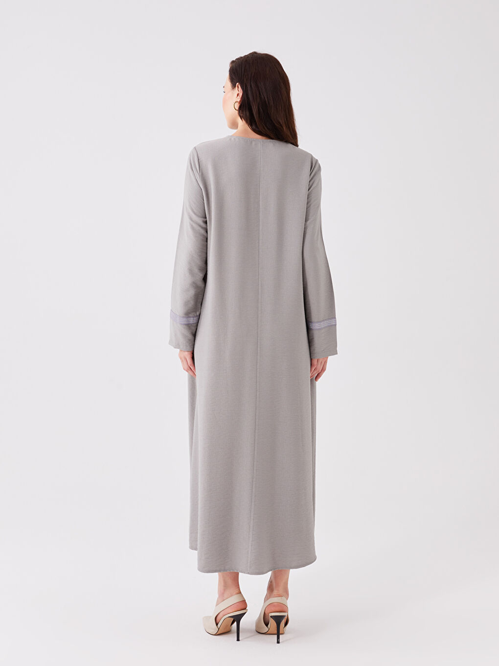 عباية رمادي امرأة -S3FD37Z8-GVY