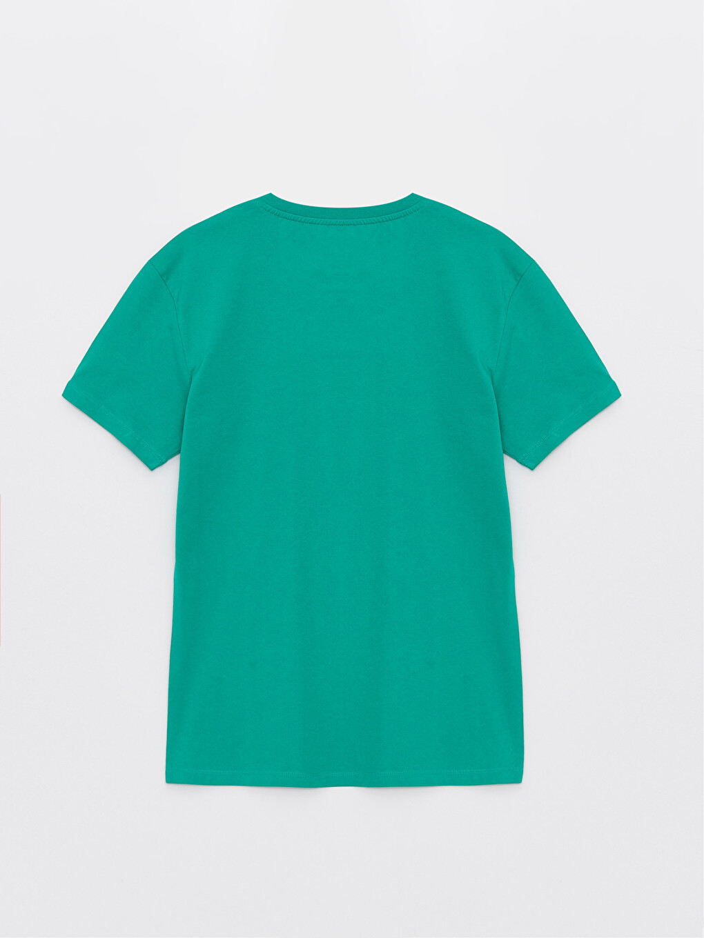 Crew Neck Short Sleeve Printed Combed Cotton Men's T-shirt-6