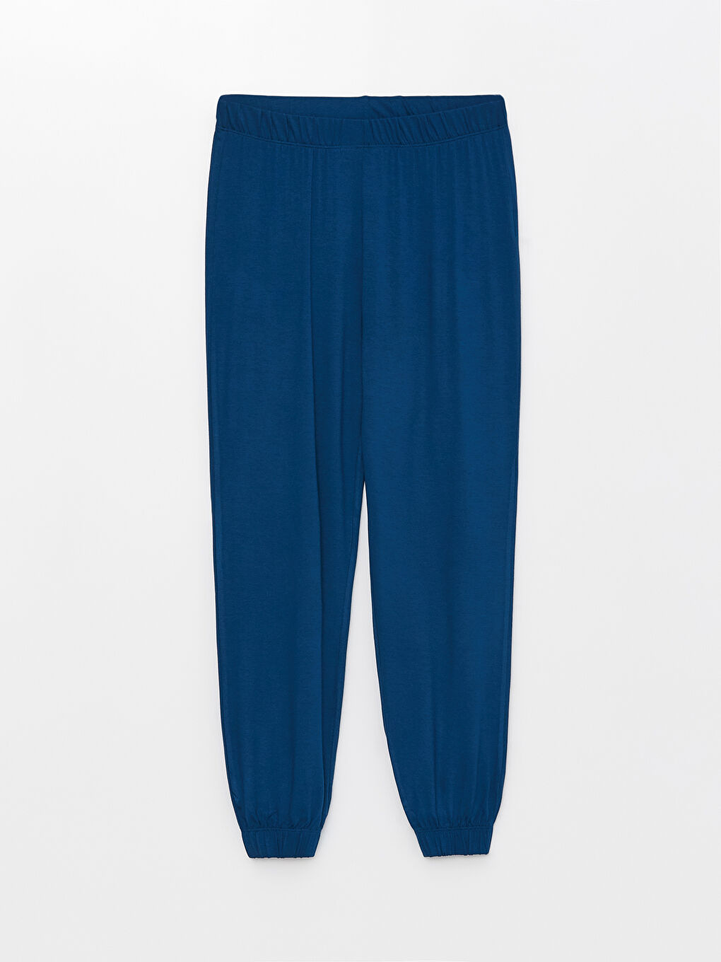 Petrol Petite Bisiklet Yaka Düz Kısa Kollu Kadın Pijama Takımı-4