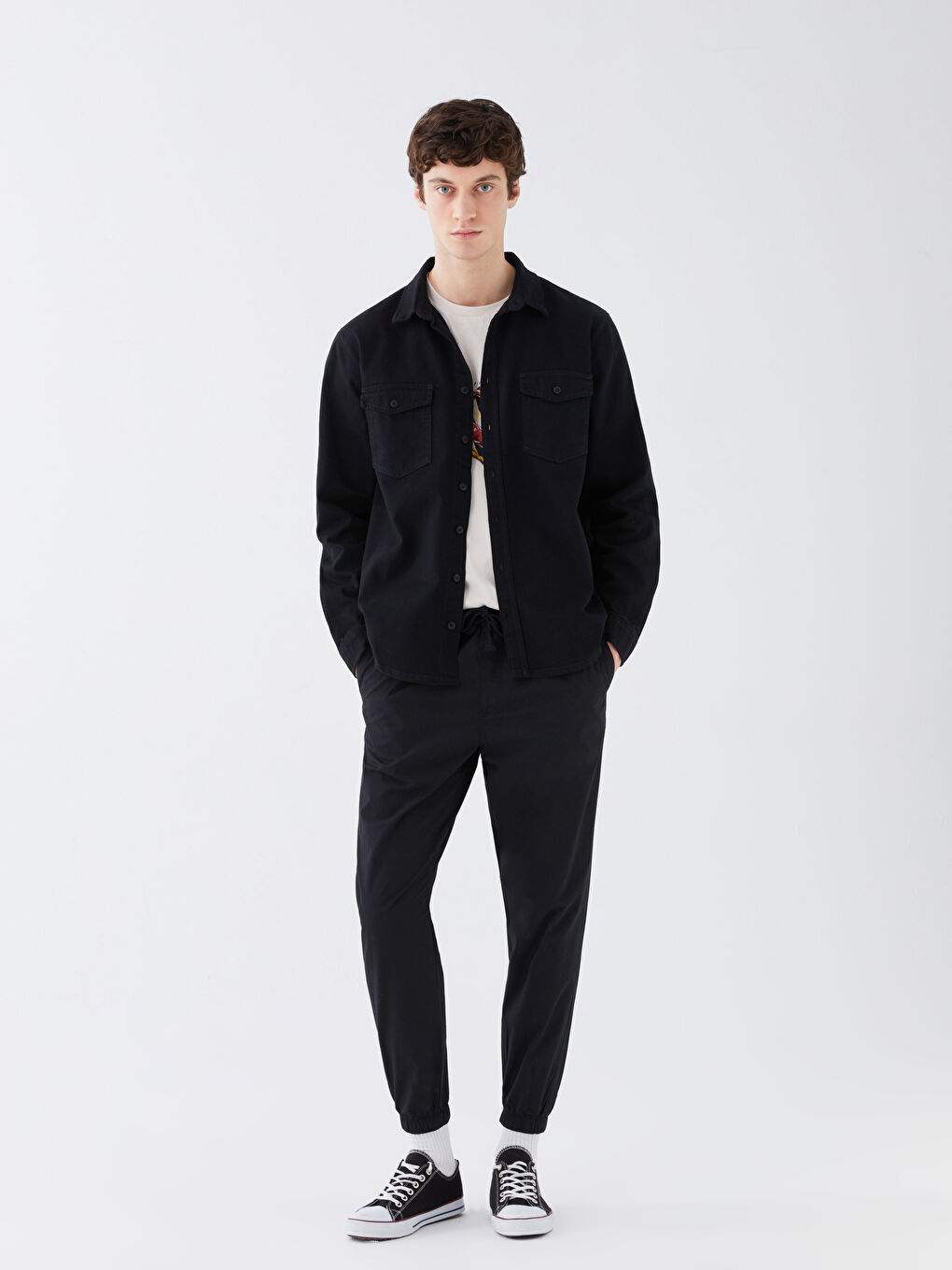 Standard Fit Men's Jogger Trousers-1