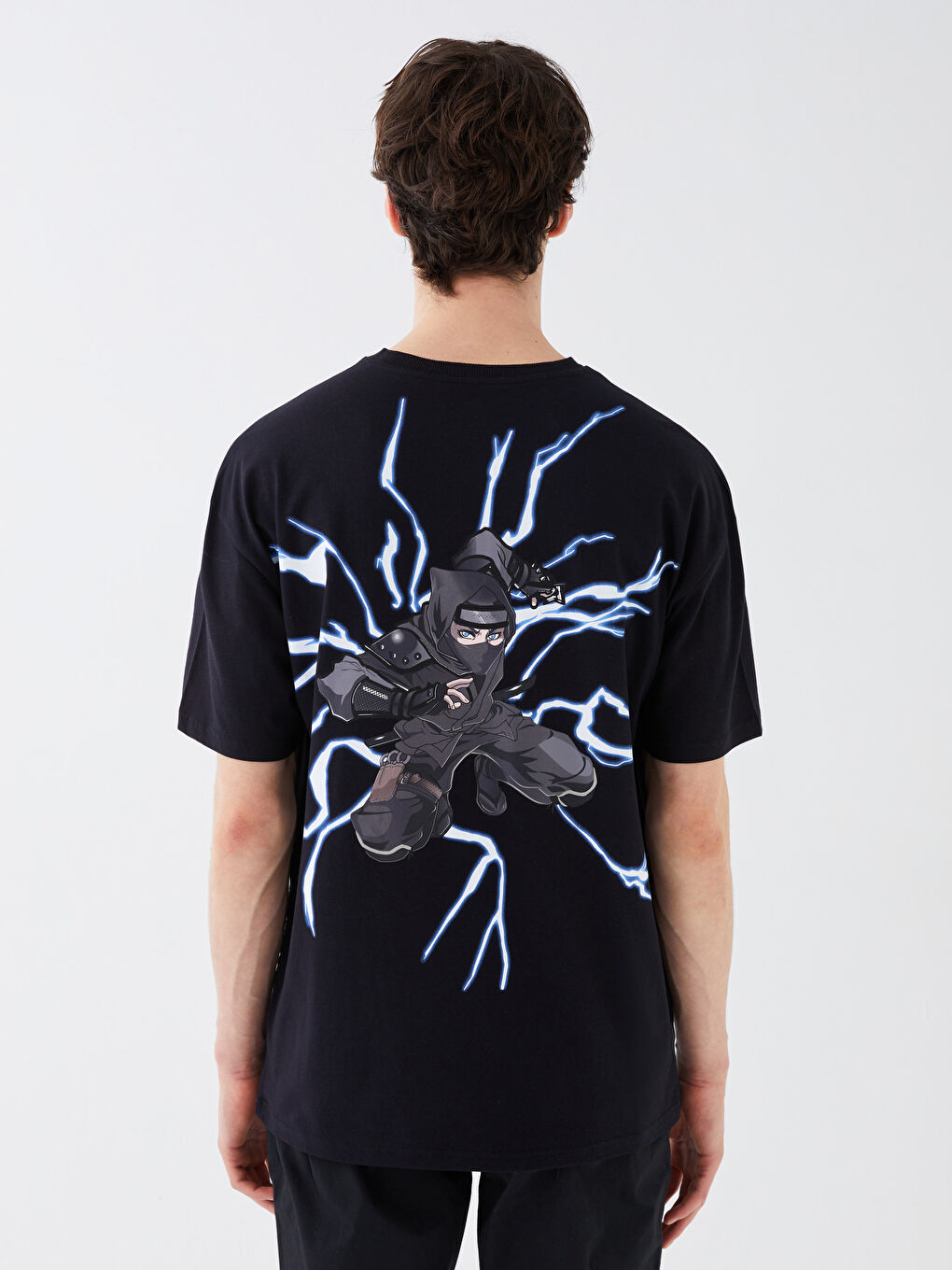 XSIDE Crew Neck Short Sleeve Naruto Printed Jersey Men's T-Shirt -S3FE62Z8-CVL
