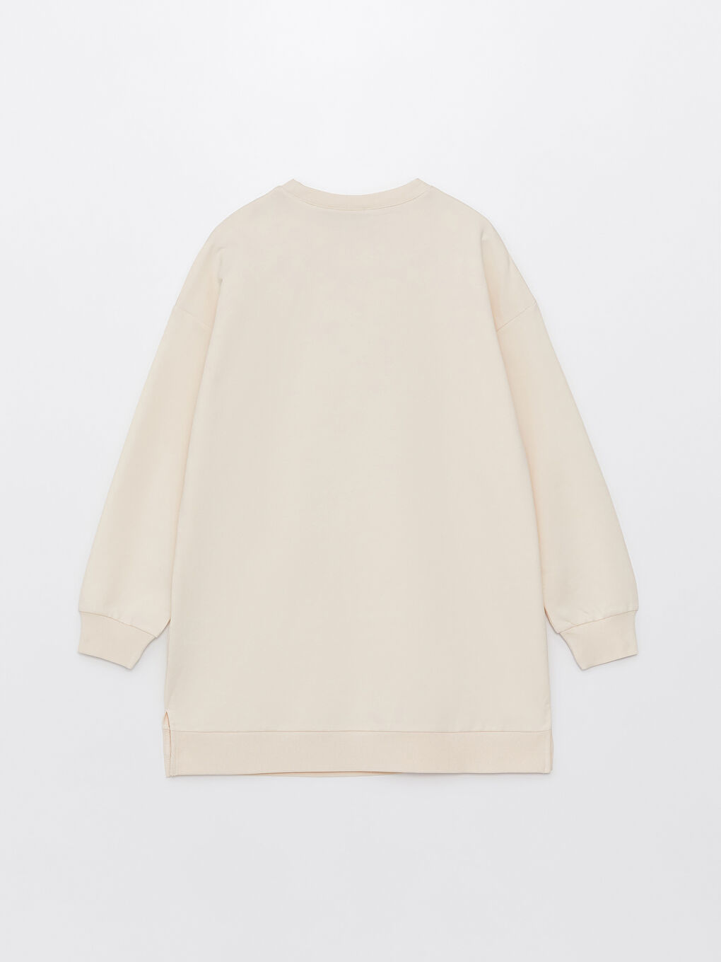 Crew Neck Printed Long Sleeve Women's Sweatshirt Tunic-6