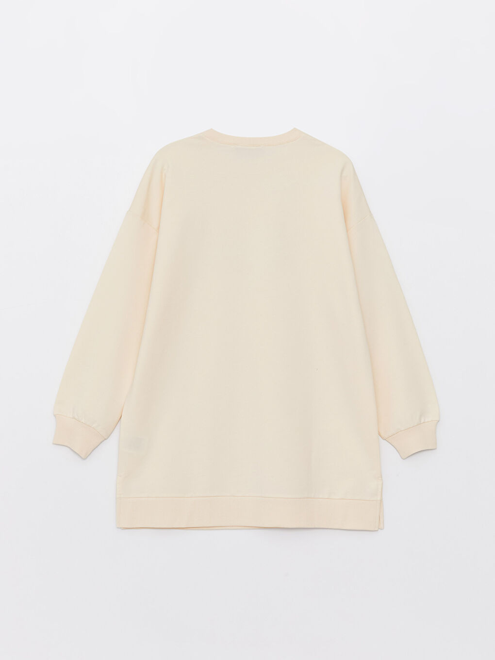 Crew Neck Printed Long Sleeve Women's Sweatshirt Tunic-6