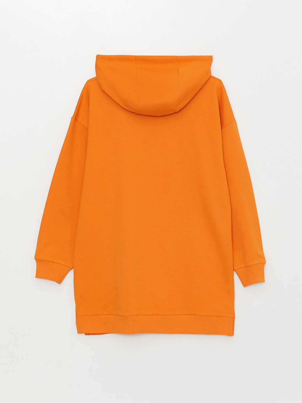 Hooded Regular Long Sleeve Women's Sweatshirt Tunic-6