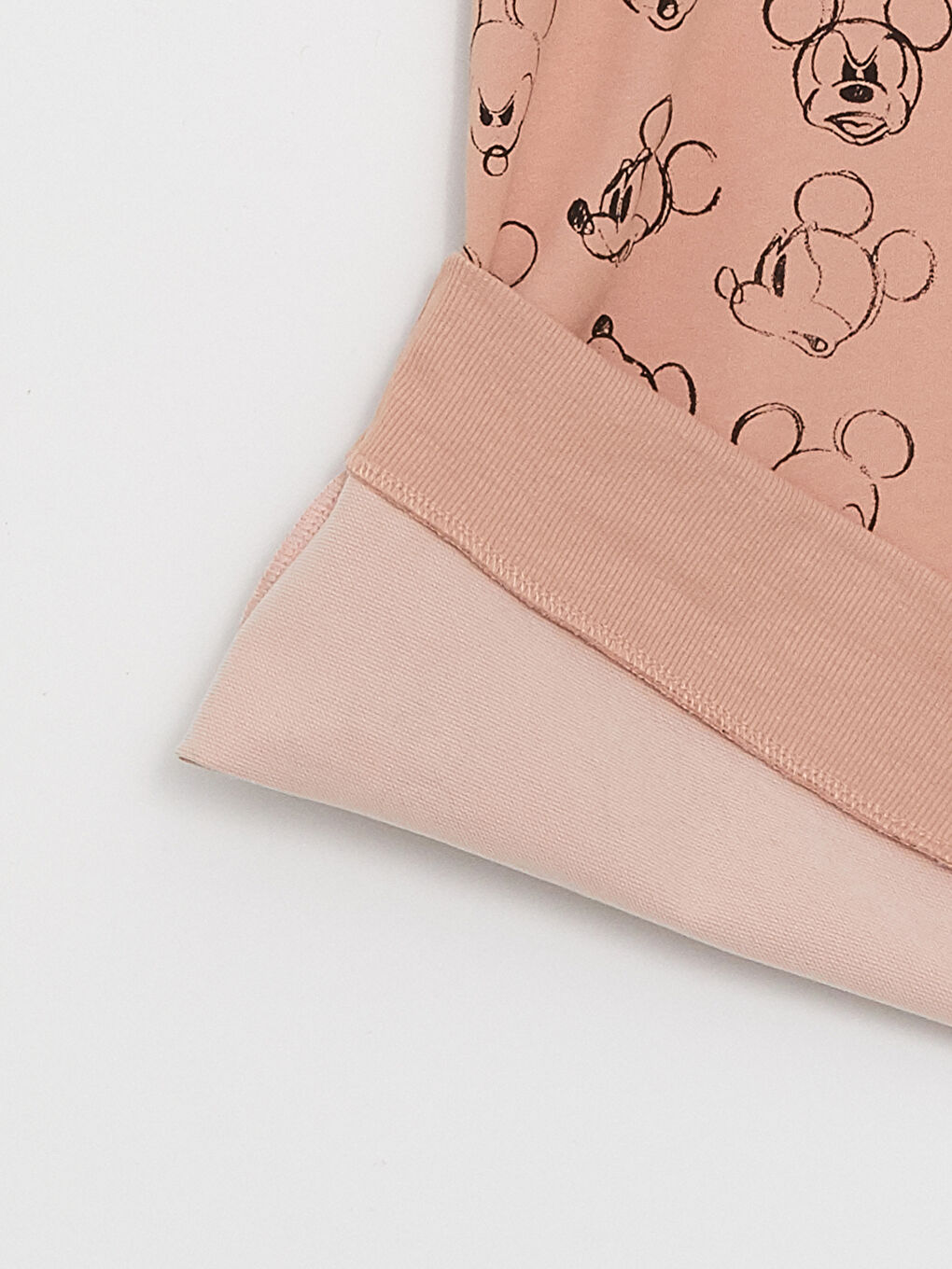 تونيك سويتشيرت أوفرسايز مطبوع ميكي ماوس بياقة دائرية للسيدات-7