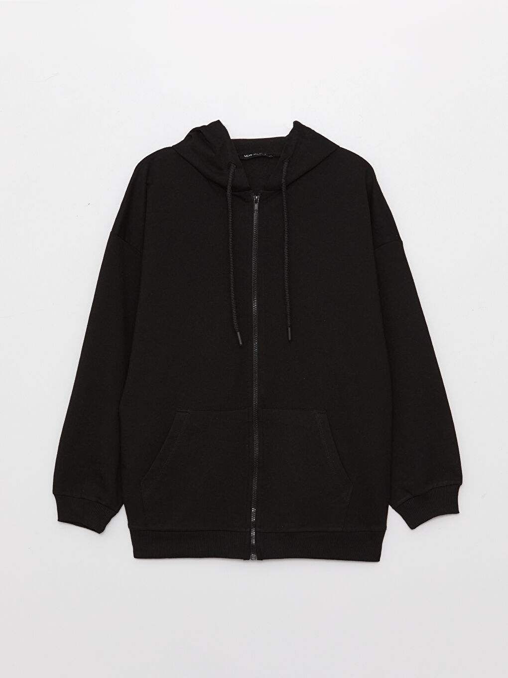 كارديجان رياضي واسع كم طويل بكابوش للسيدات-5