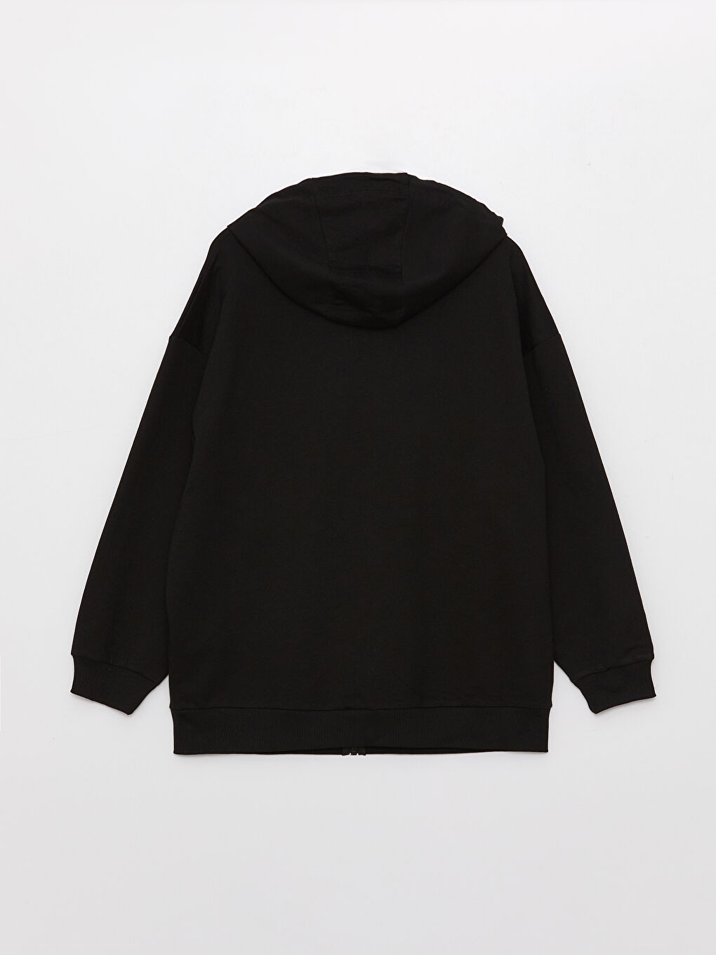 كارديجان رياضي واسع كم طويل بكابوش للسيدات-6