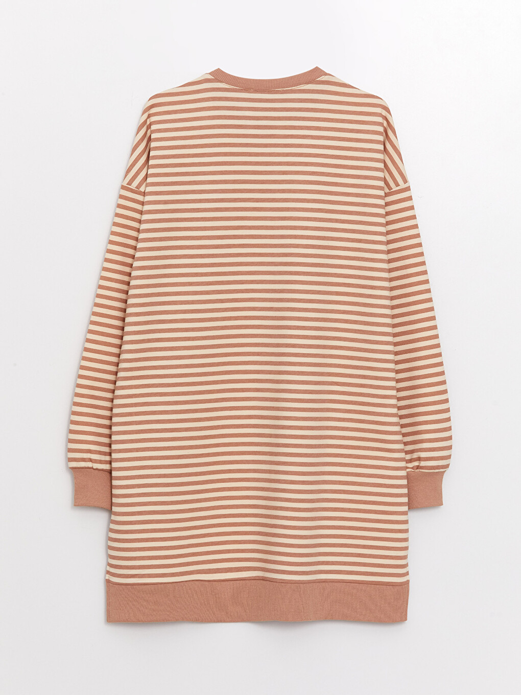 Striped Oversize Women's Sweatshirt Tunic-6
