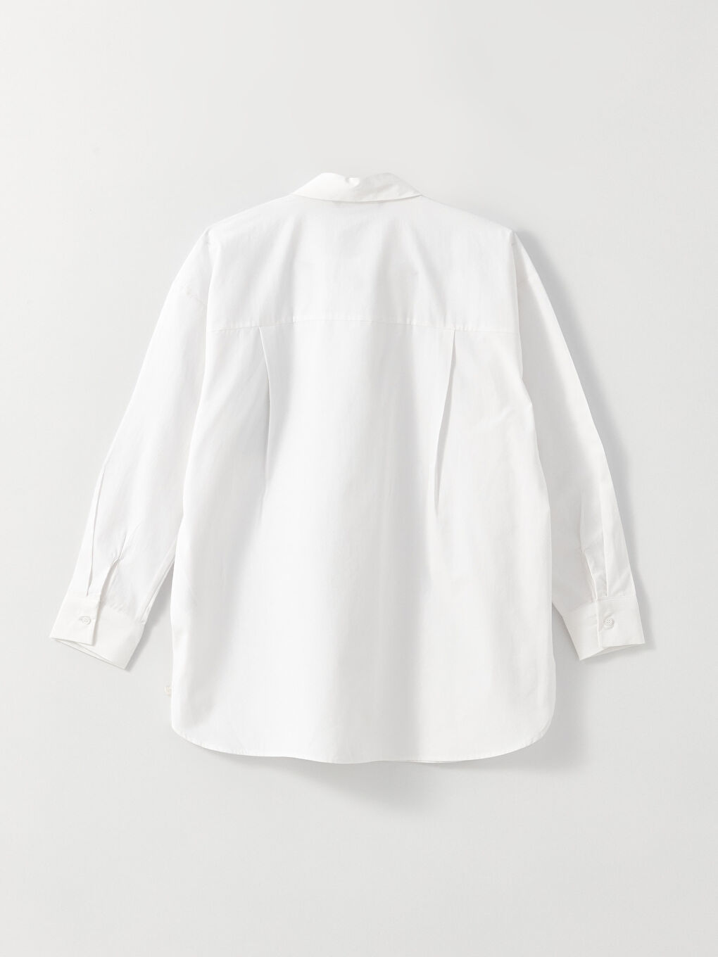 Ekru Desenli Uzun Kollu Kadın Gömlek-6