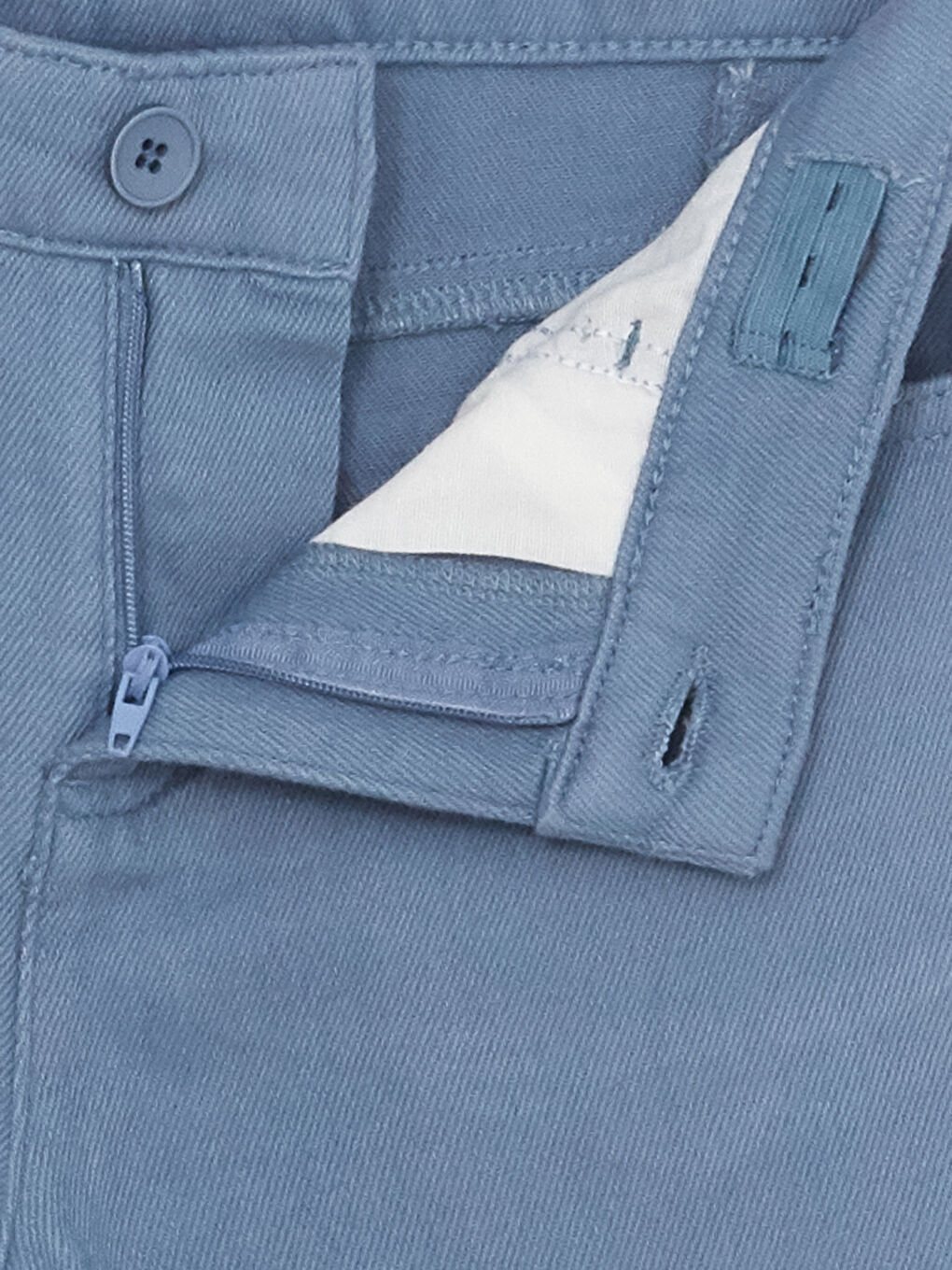 Mavi Beli Ayarlanabilir Lastikli Erkek Çocuk Pantolon-2